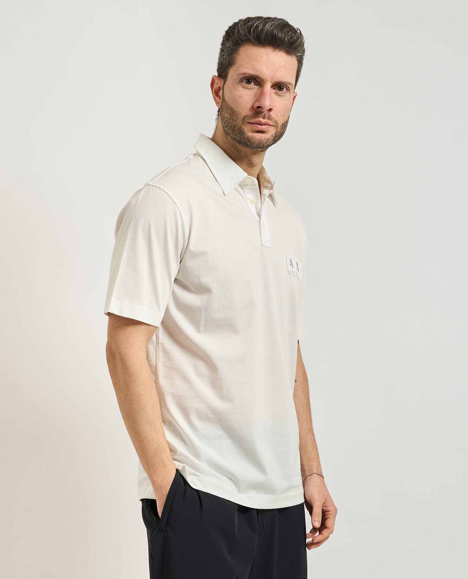 ARMANI EXCHANGE  T-shirt e Polo Bianco - 3