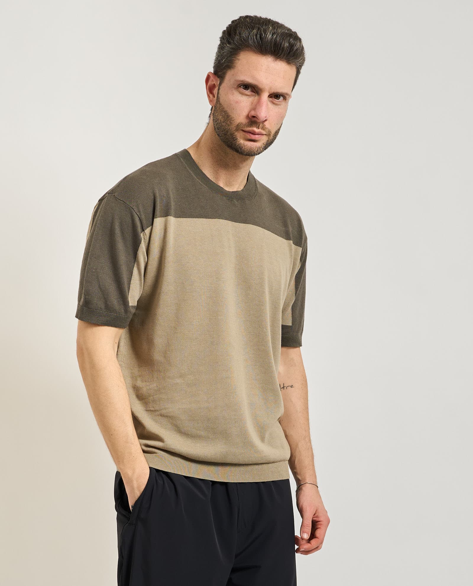 ARMANI EXCHANGE  T-shirt e Polo Beige - 3