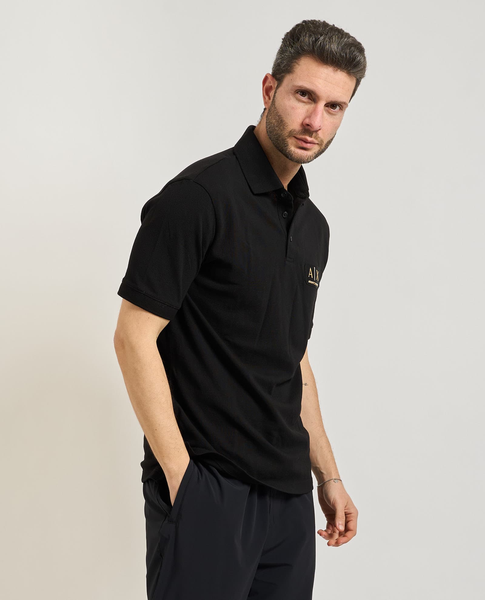 ARMANI EXCHANGE  T-shirt e Polo Nero - 3