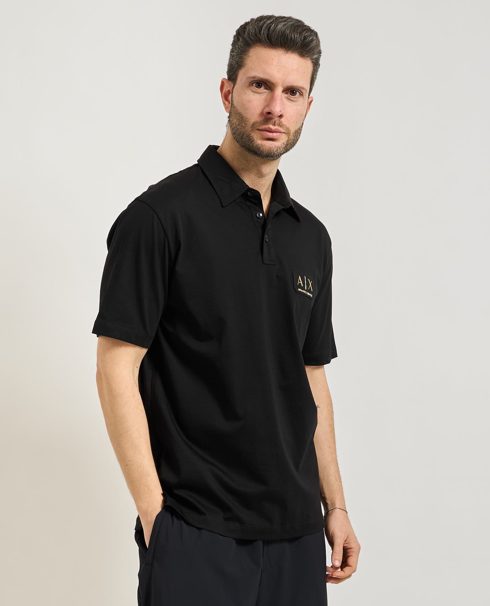 ARMANI EXCHANGE  T-shirt e Polo Nero - 3