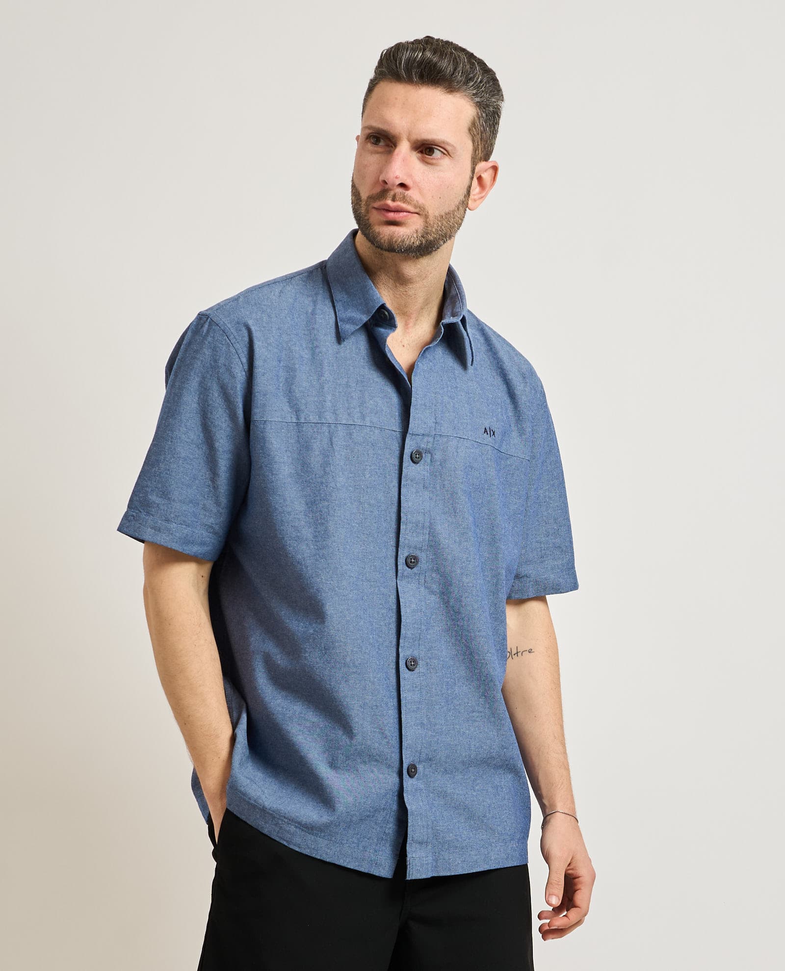 ARMANI EXCHANGE  Camicie Blu - 3