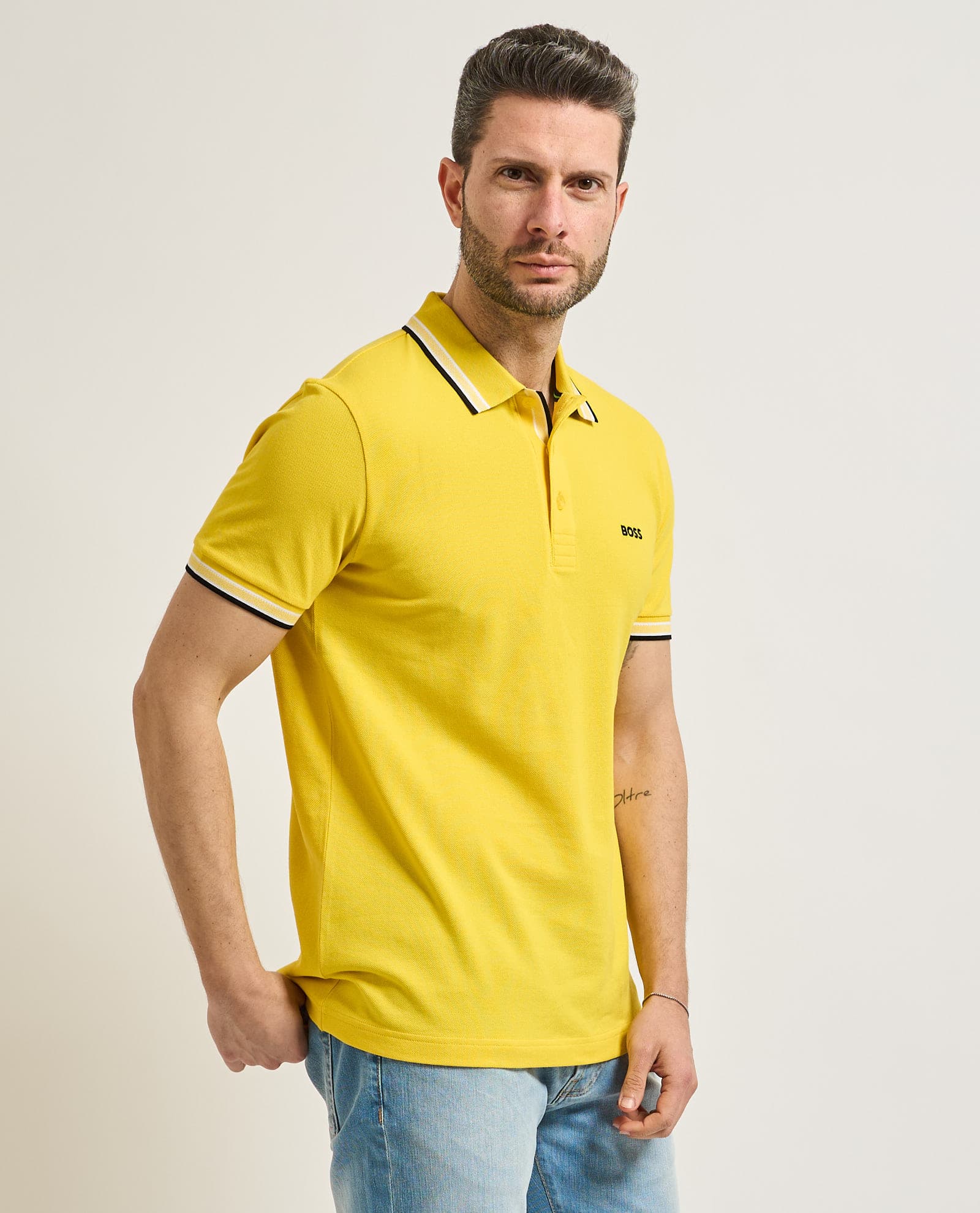 BOSS  T-shirt e Polo Giallo - 3