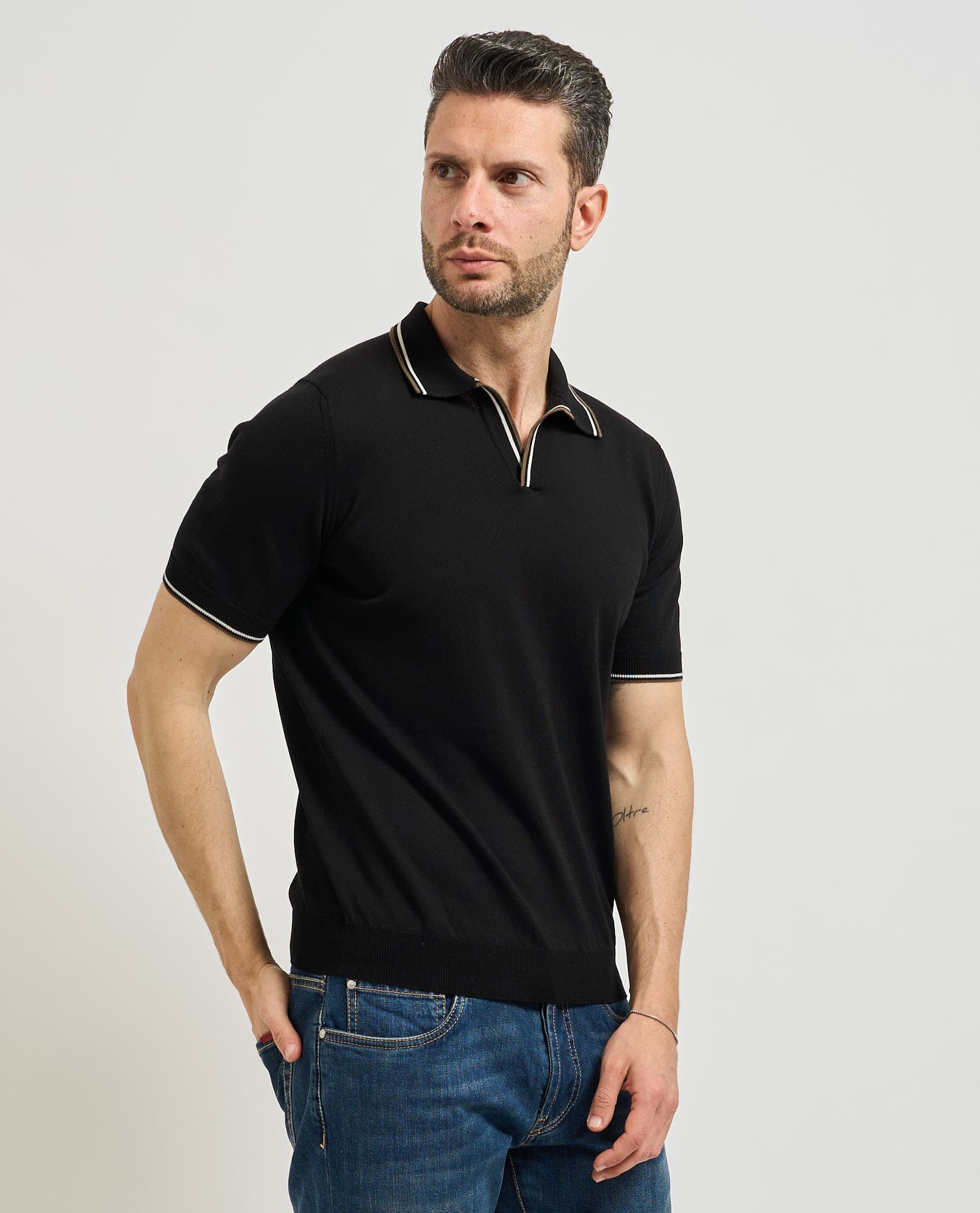 Gran Sasso  T-shirt e Polo Nero - 3