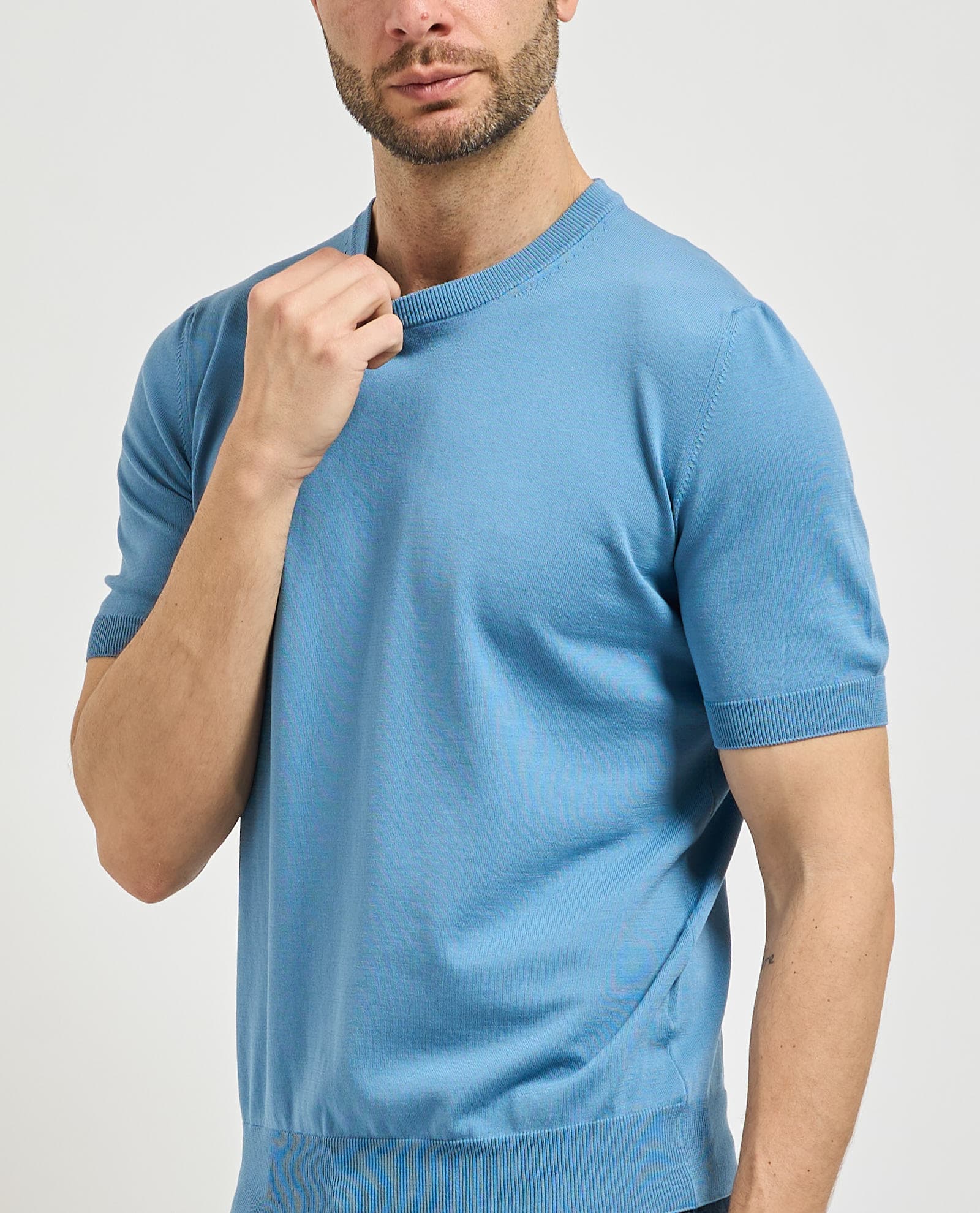 Gran Sasso  T-shirt e Polo Celeste - 2