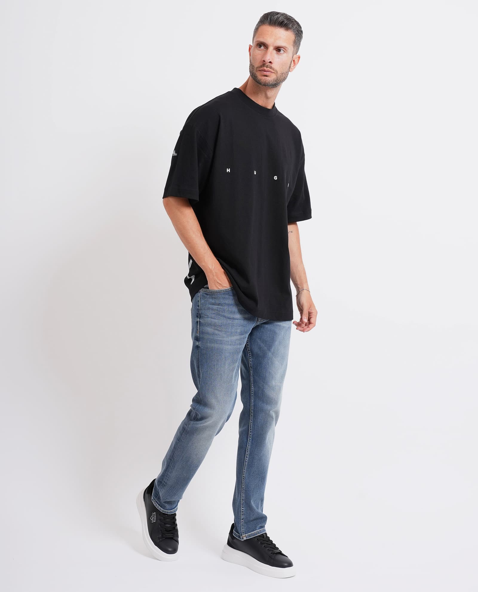 HUGO  T-shirt e Polo Nero - 5