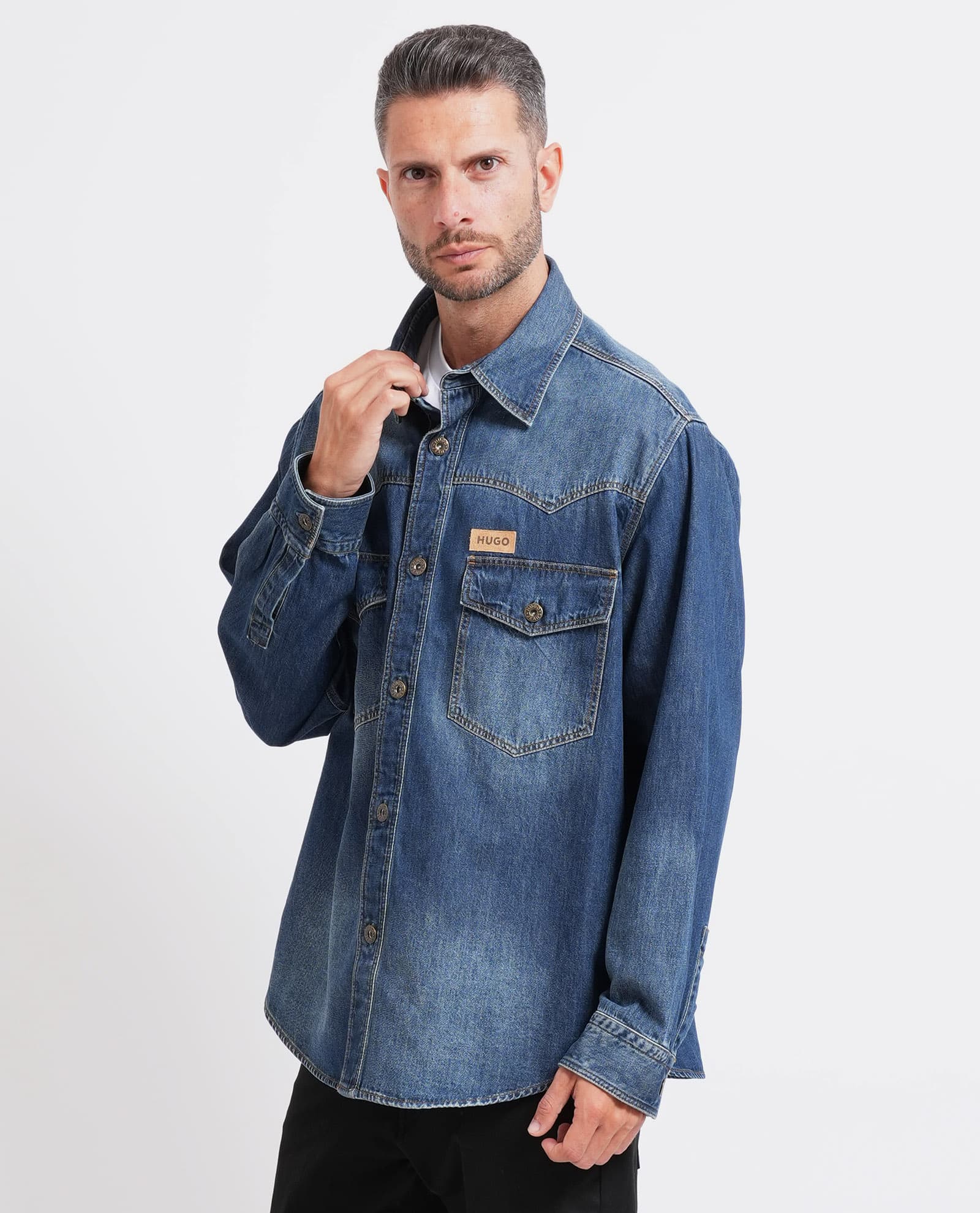HUGO  Camicie Blu - 3