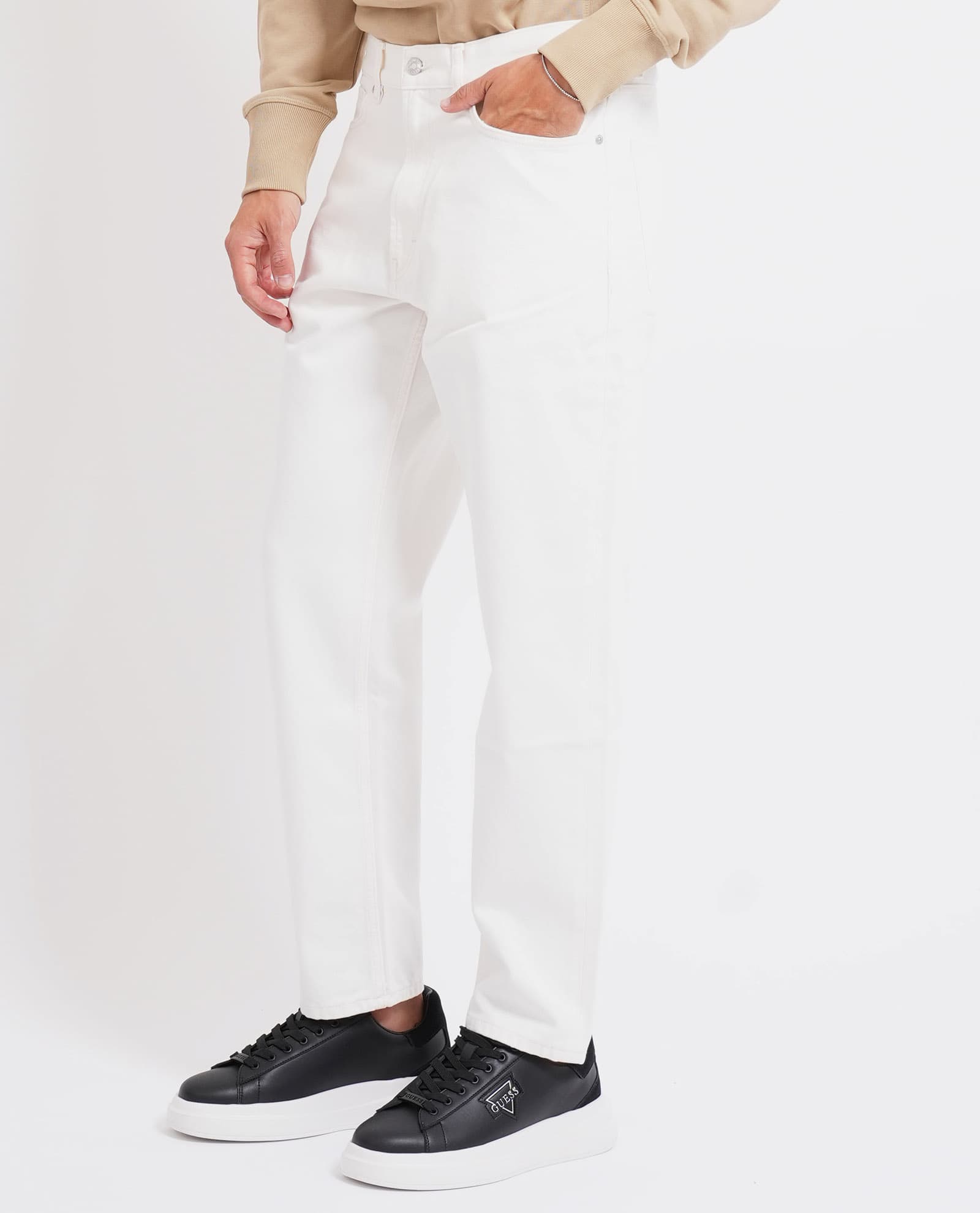 HUGO  Jeans Bianco - 4