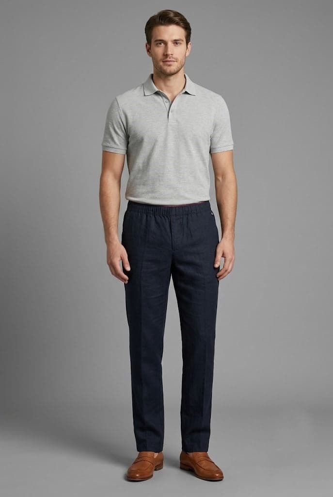 CONTE OF FLORENCE  PANTALONE CHINO 6547U008B044 - 3