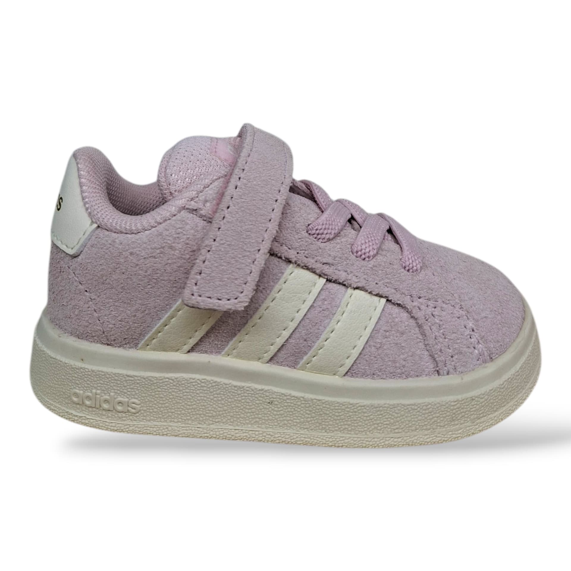 Adidas Grand Court Sneakers Bambine Ragazze Rosa Bianco | Taglia 20-35 | Suede Velcro | Scarpetteria Gica - 12
