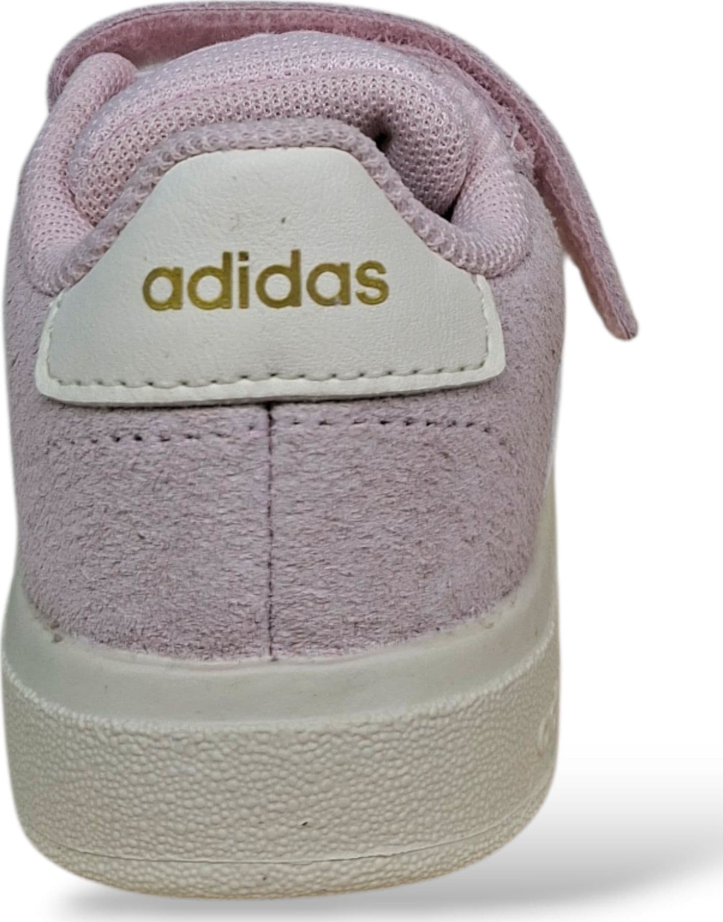 Adidas Grand Court Sneakers Bambine Ragazze Rosa Bianco | Taglia 20-35 | Suede Velcro | Scarpetteria Gica - 8