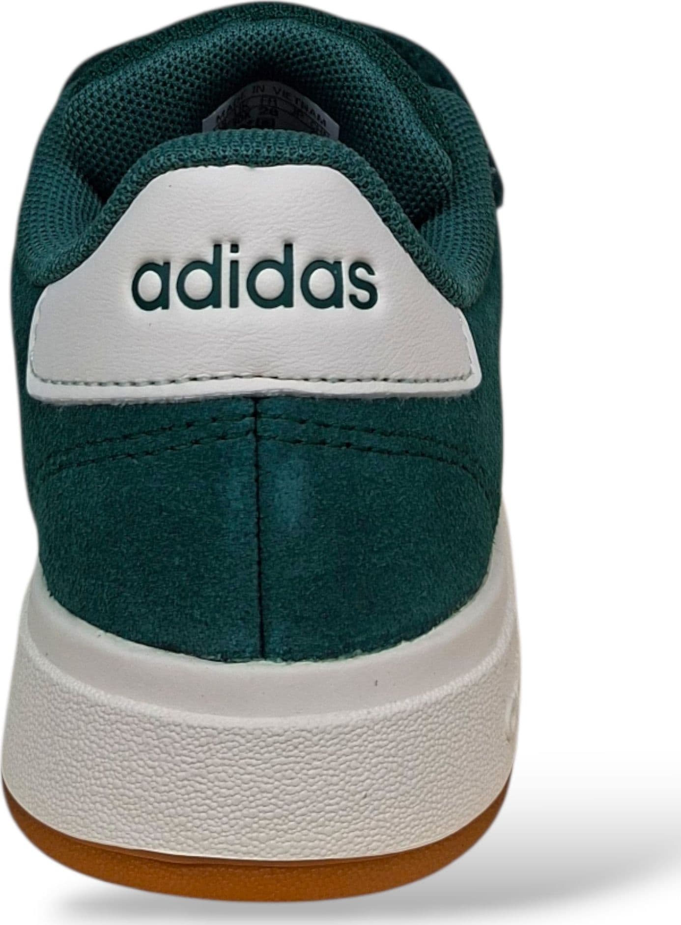Adidas Grand Court Sneakers Bambini Verdone Bianco | Taglia 21-35 | Suede Velcro | Scarpetteria Gica - 3