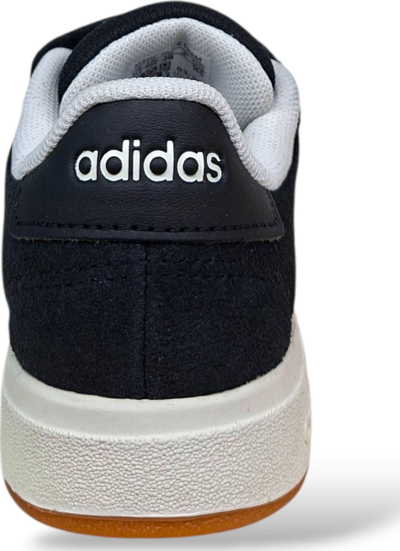 Adidas Grand Court Sneakers Bambini Nero Bianco | Taglia 20-35 | Suede Velcro | Scarpetteria Gica - 3