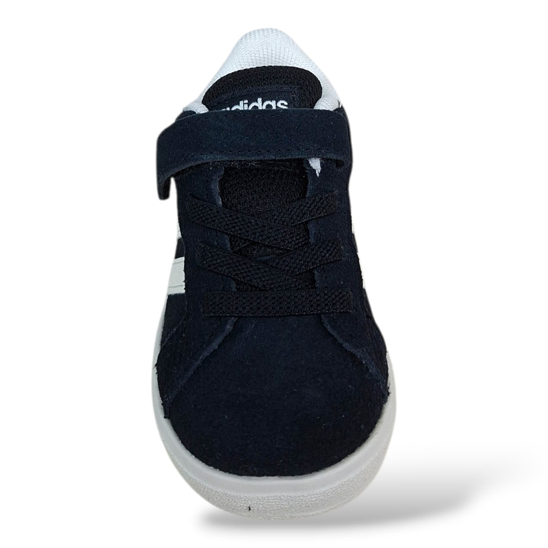 Adidas Grand Court Sneakers Bambini Nero Bianco | Taglia 20-35 | Suede Velcro | Scarpetteria Gica - 9