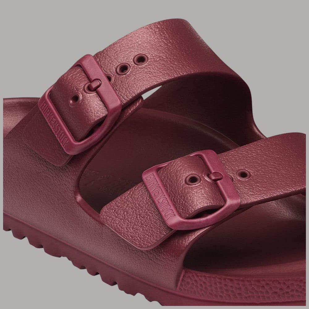 Birkenstock Ciabatte Arizona Donna EVA Leggere Ammortizzanti Calzata Narrow Fit Rosso Vino - 2