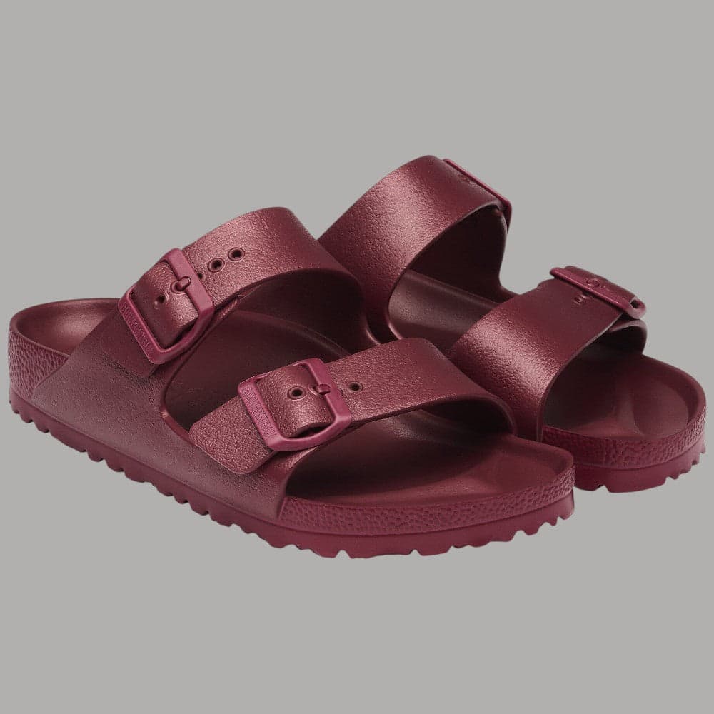 Birkenstock Ciabatte Arizona Donna EVA Leggere Ammortizzanti Calzata Narrow Fit Rosso Vino - 5