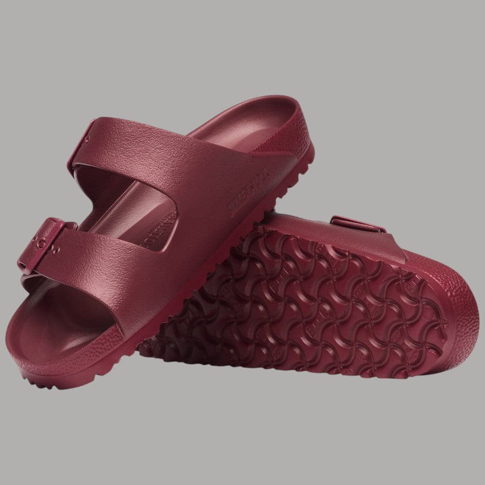 Birkenstock Ciabatte Arizona Donna EVA Leggere Ammortizzanti Calzata Narrow Fit Rosso Vino - 7