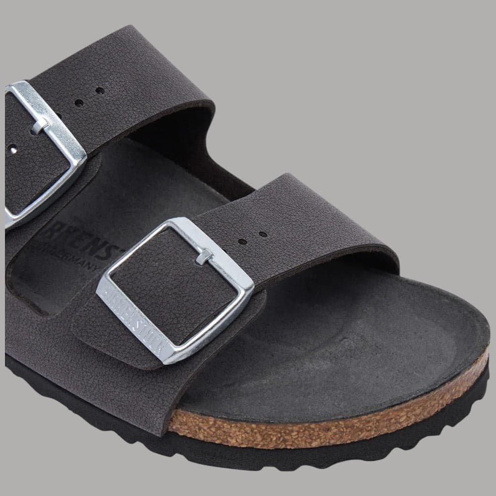 Birkenstock Ciabatte Donna Arizona Triples Nubuck Plantare Anatomico Made Germany - 2