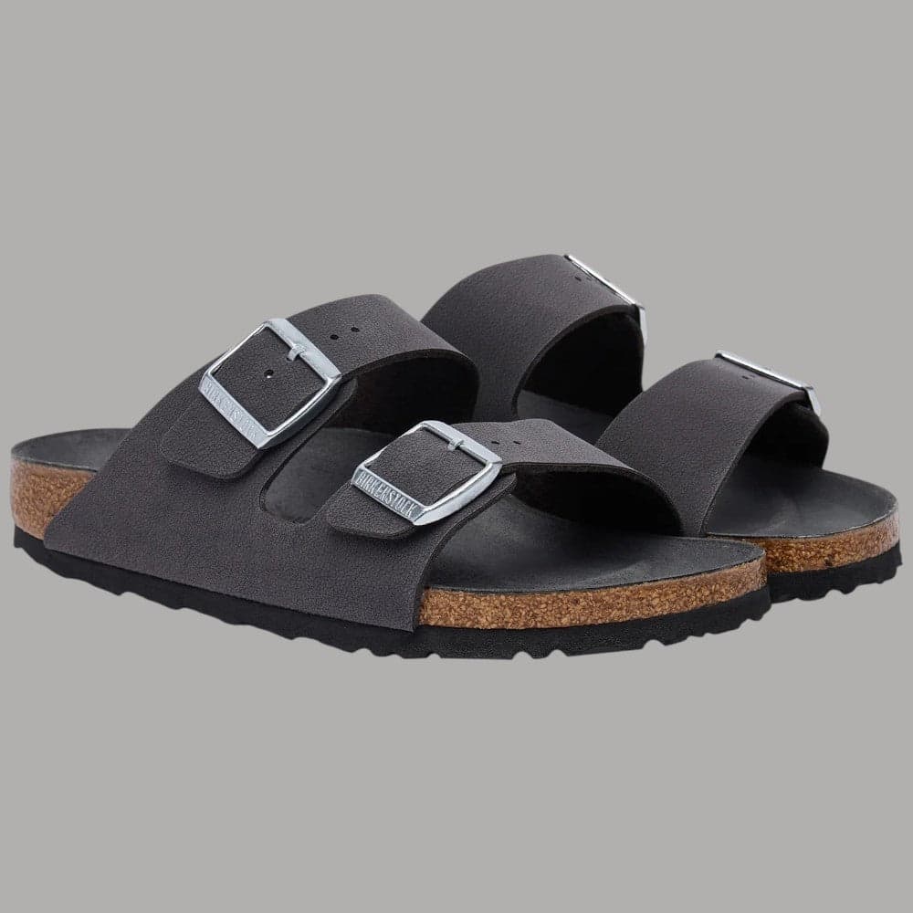 Birkenstock Ciabatte Donna Arizona Triples Nubuck Plantare Anatomico Made Germany - 3
