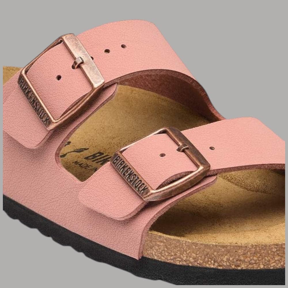 Birkenstock Ciabatte Arizona Donna Birko-Flor Nabuk Suola EVA Narrow Fit - 3