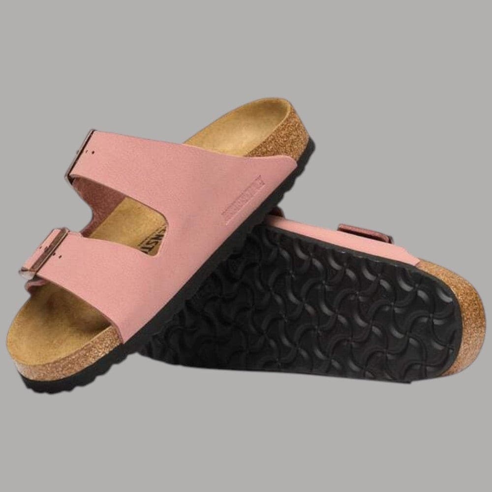 Birkenstock Ciabatte Arizona Donna Birko-Flor Nabuk Suola EVA Narrow Fit - 7