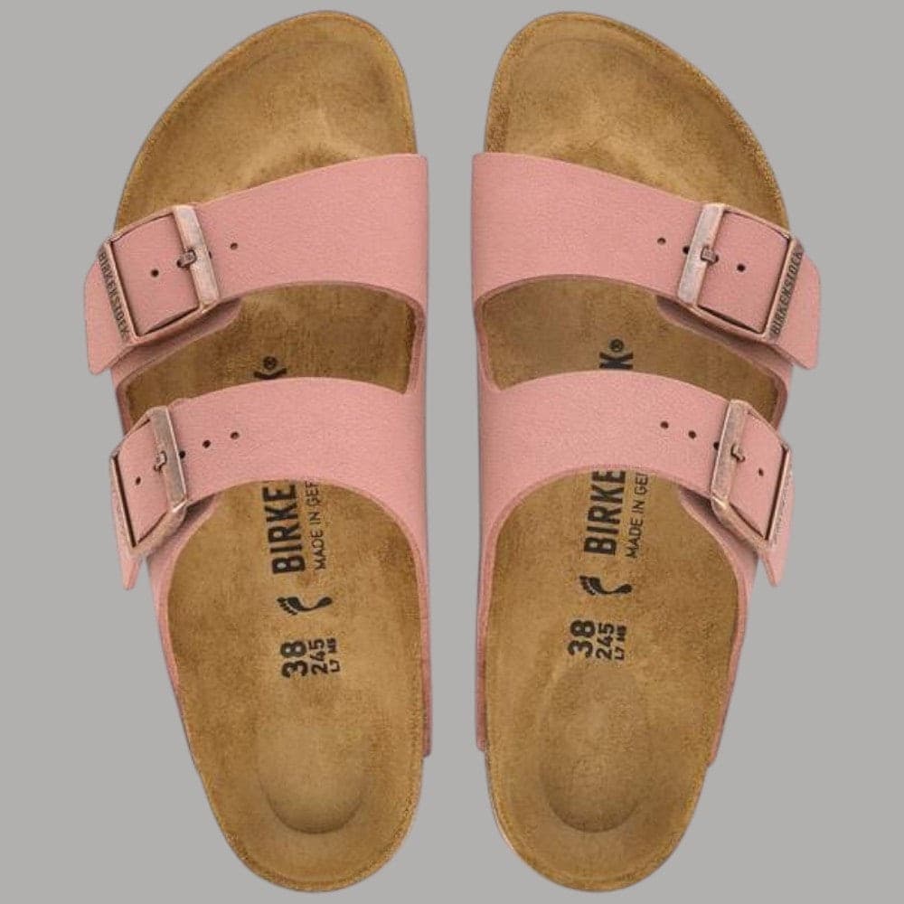 Birkenstock Ciabatte Arizona Donna Birko-Flor Nabuk Suola EVA Narrow Fit - 8