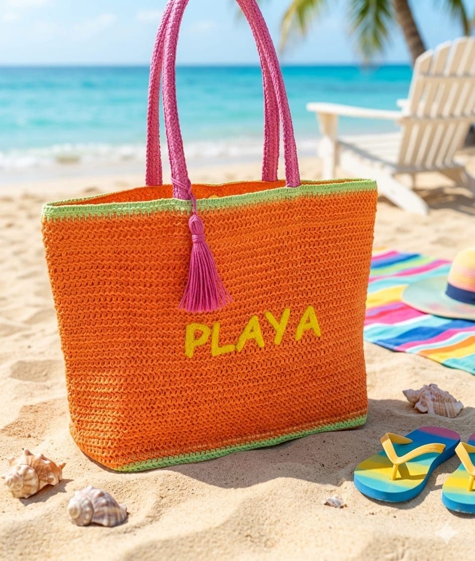 Borsa Mare Papalina Plage Capiente e Raffinata per Spiaggia - 3