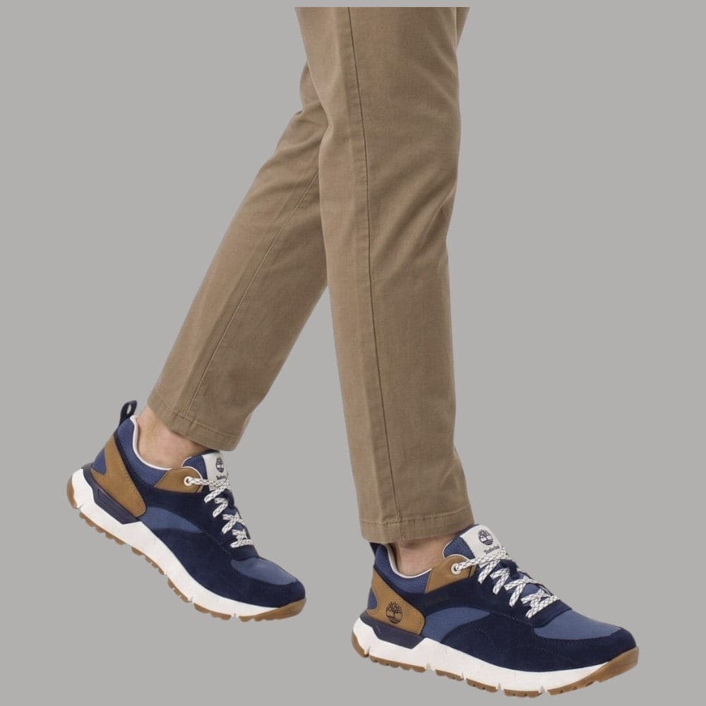 Timberland Sneakers Uomo Voyager Park Low Lace Pelle Tomaia Traspirante - 7