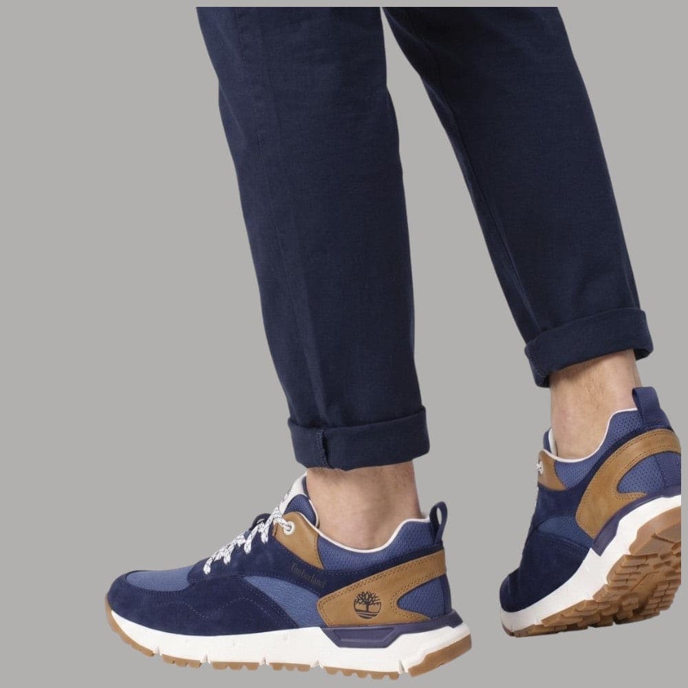 Timberland Sneakers Uomo Voyager Park Low Lace Pelle Tomaia Traspirante - 8