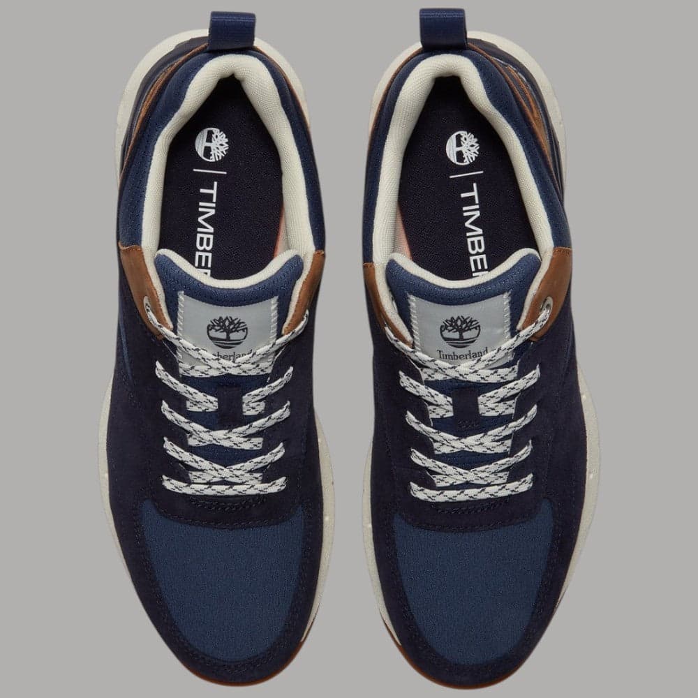 Timberland Sneakers Uomo Voyager Park Low Lace Pelle Tomaia Traspirante - 9