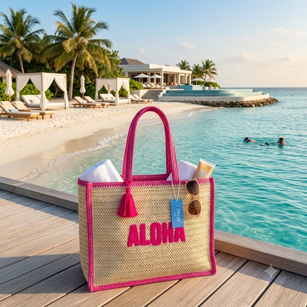 Borsa Mare Papalina Aloha Capiente e Colorata per Spiaggia - 6