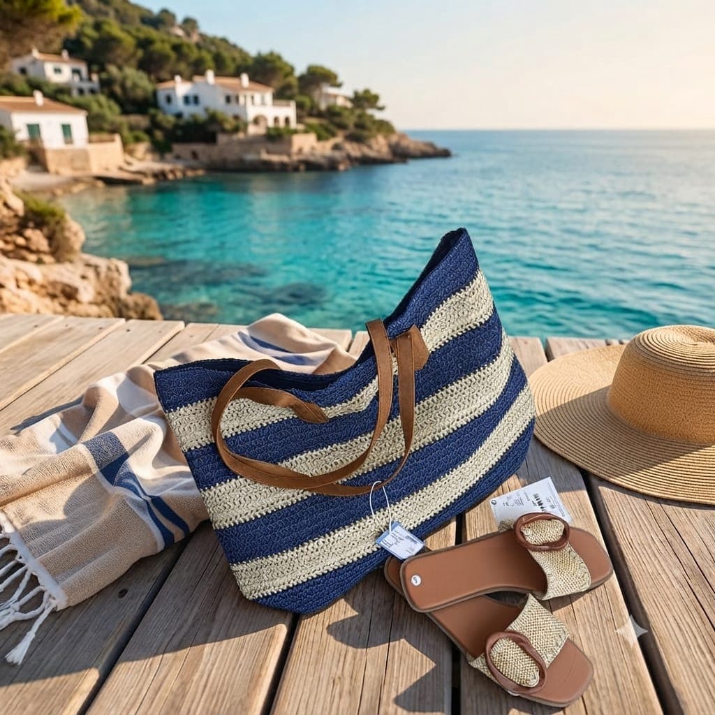 Borsa Mare Papalina Hurgada Capiente e Pratica per Spiaggia - 2