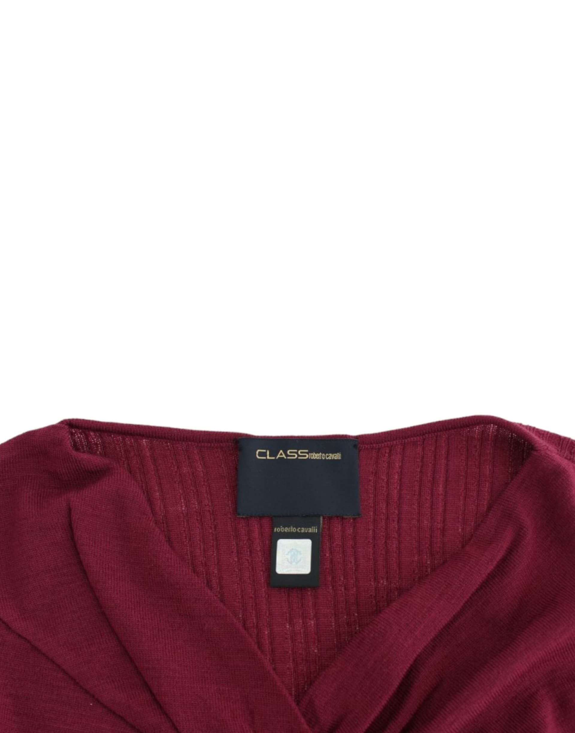 Purple knitted wool sweater - 6