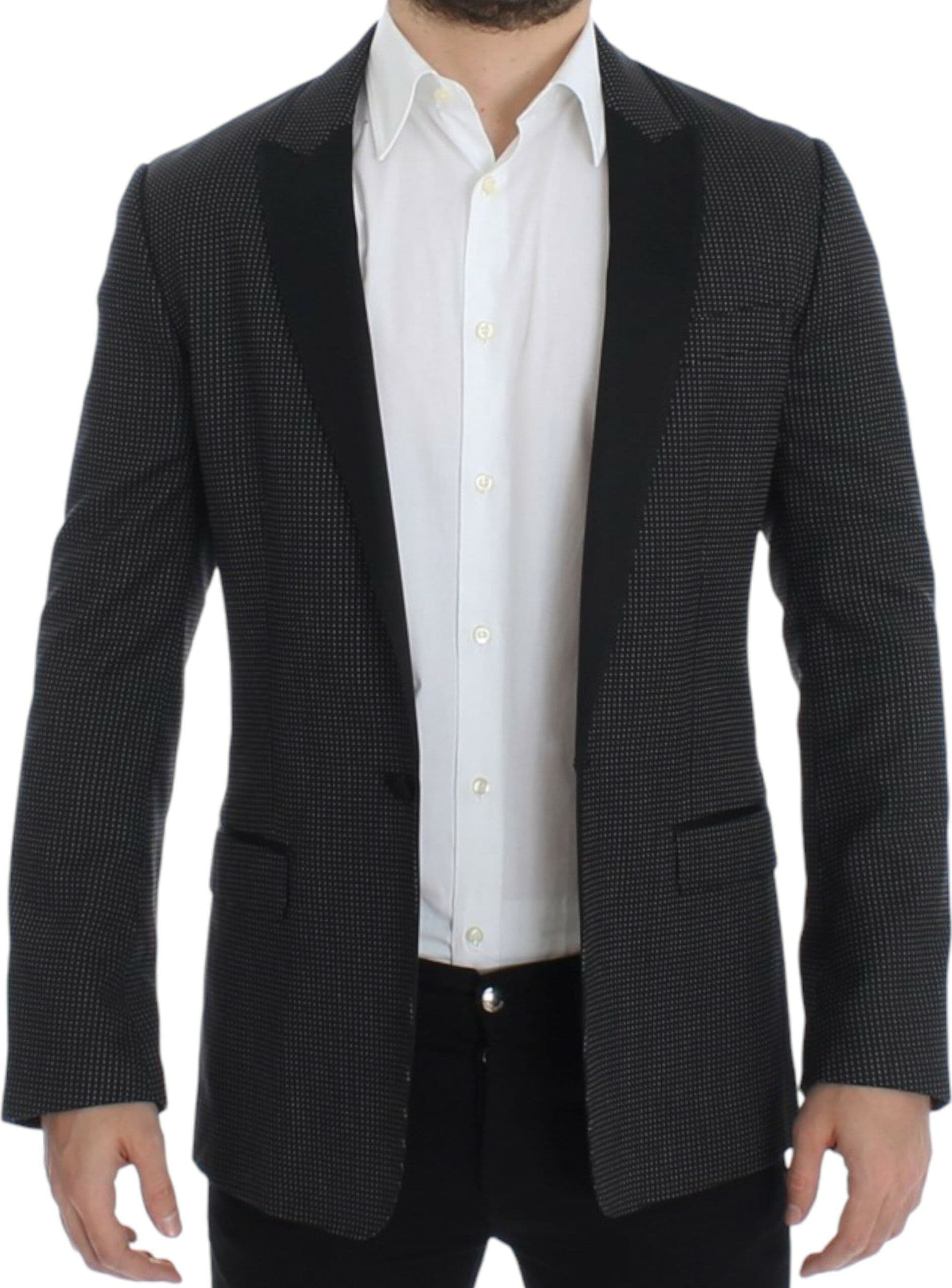 Black wool slim MARTINI blazer - 6