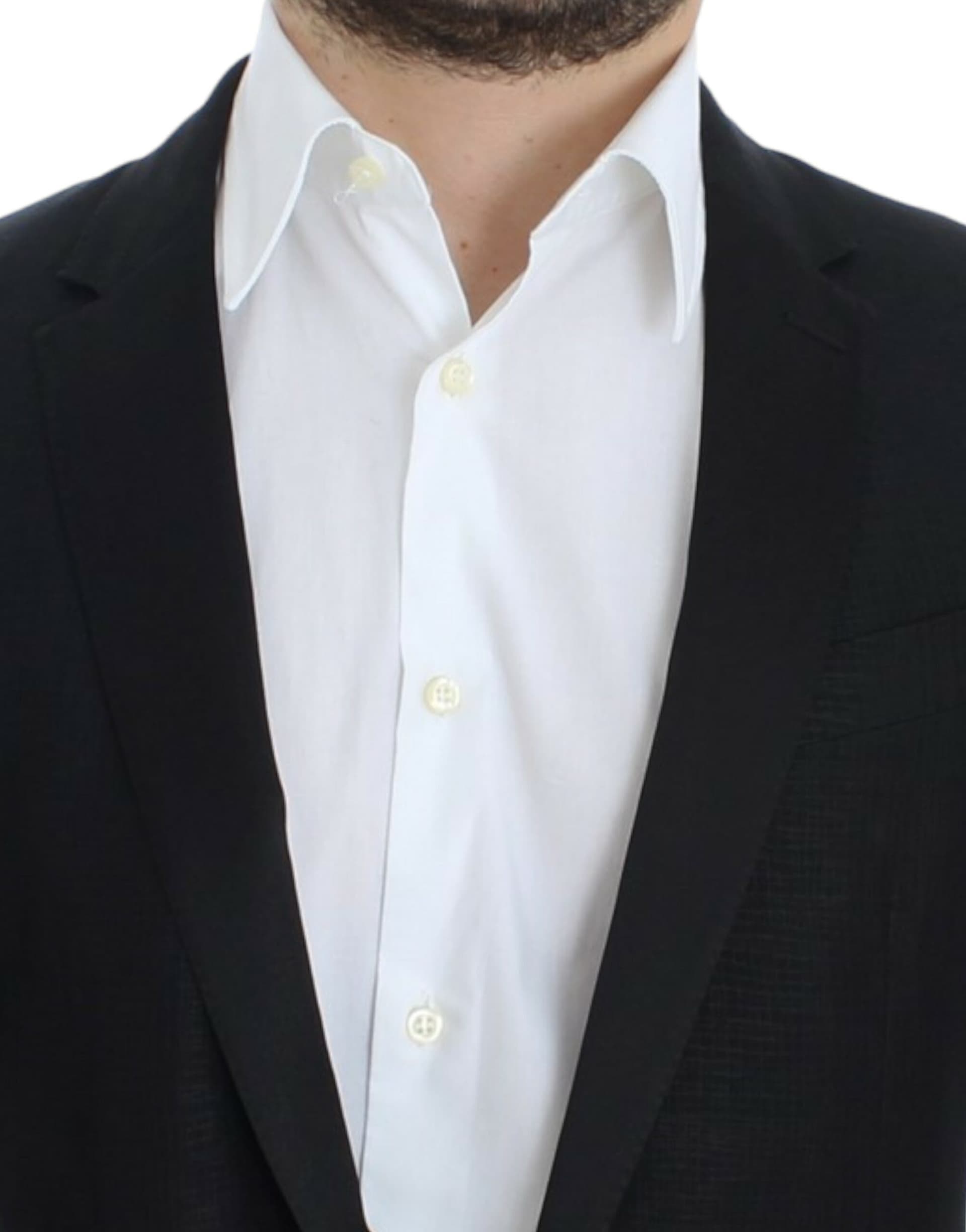 Black wool MARTINI slim blazer - 5