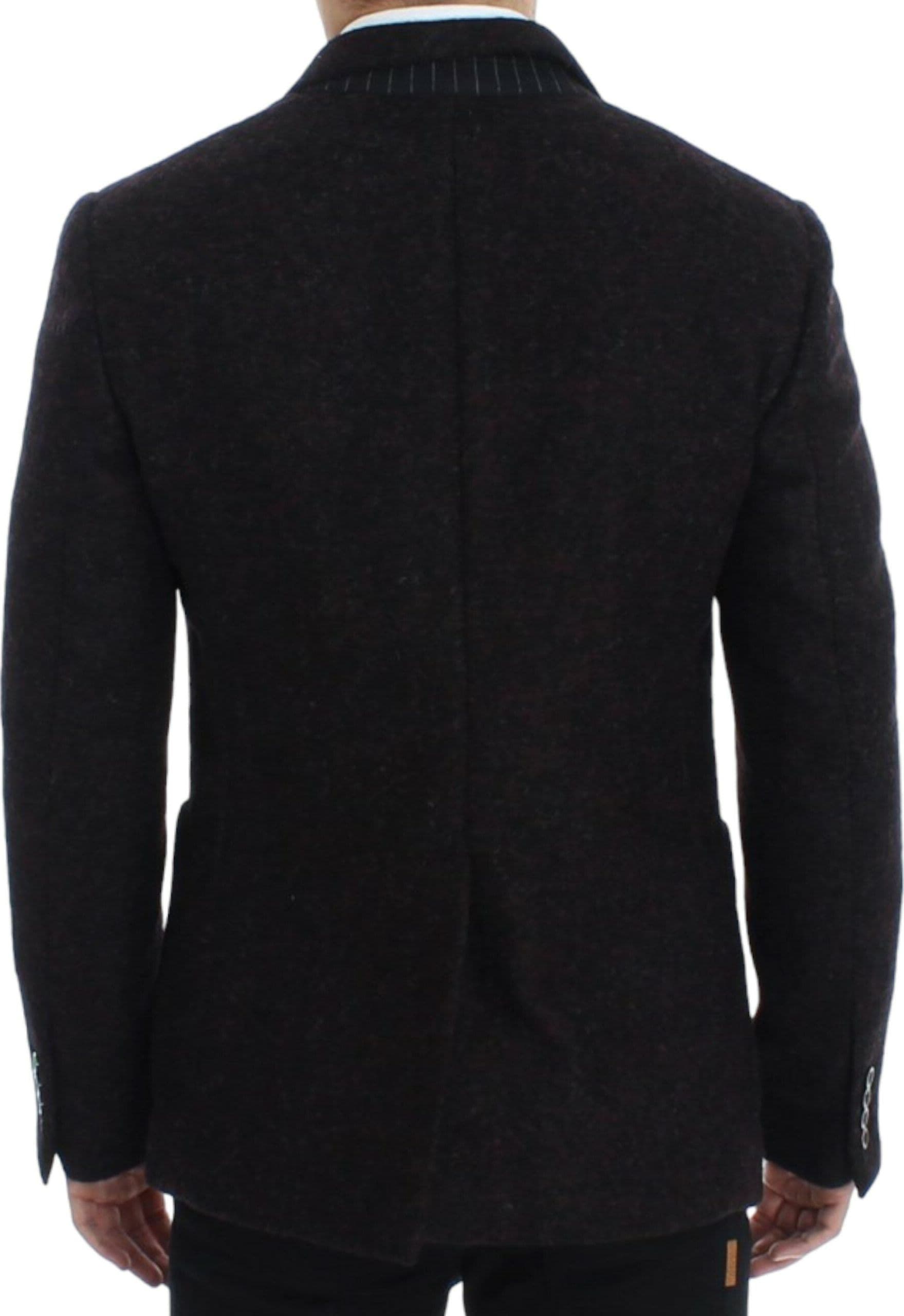 Bordeaux alpaga two button blazer - 3