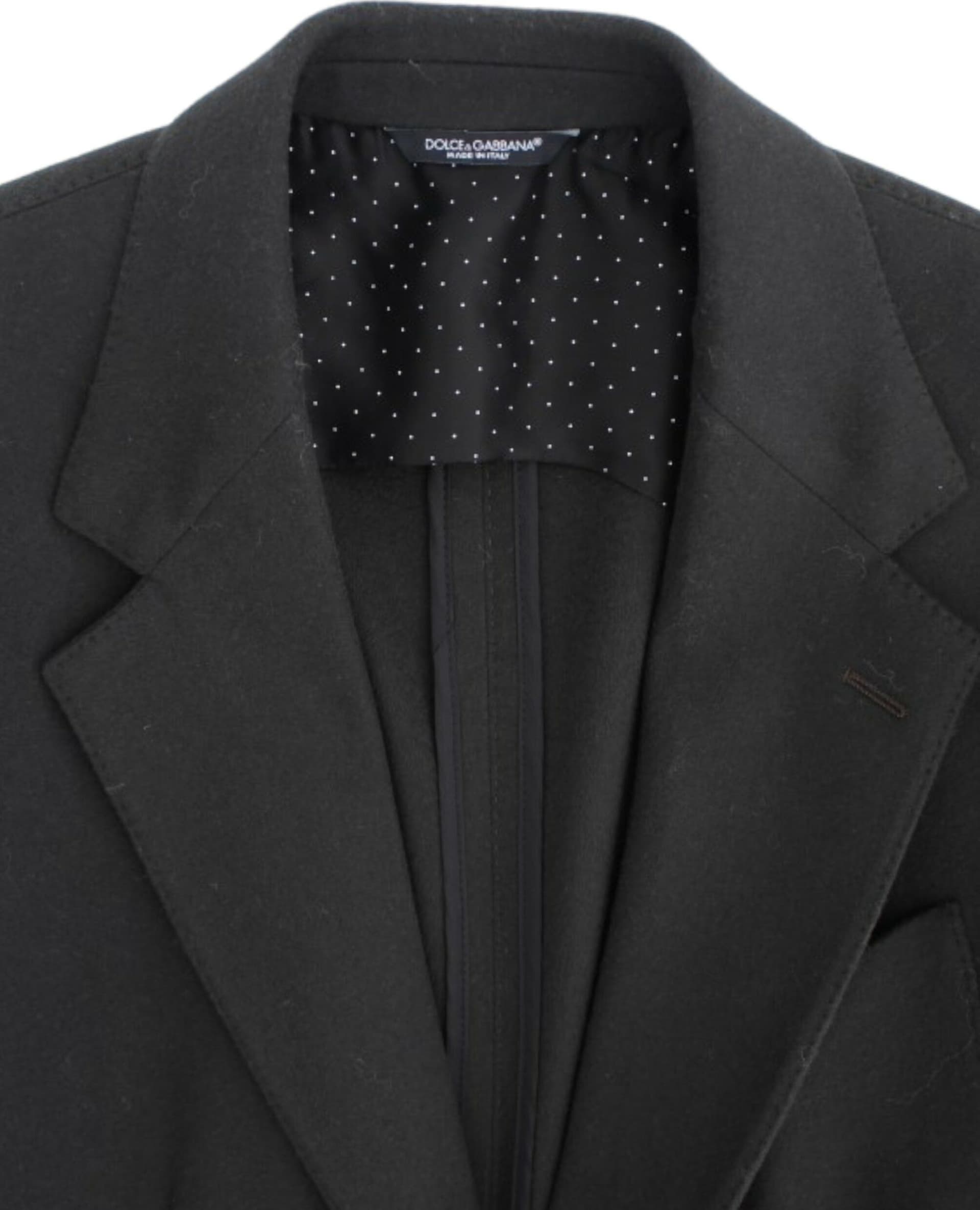 Green cashmere two button blazer - 8