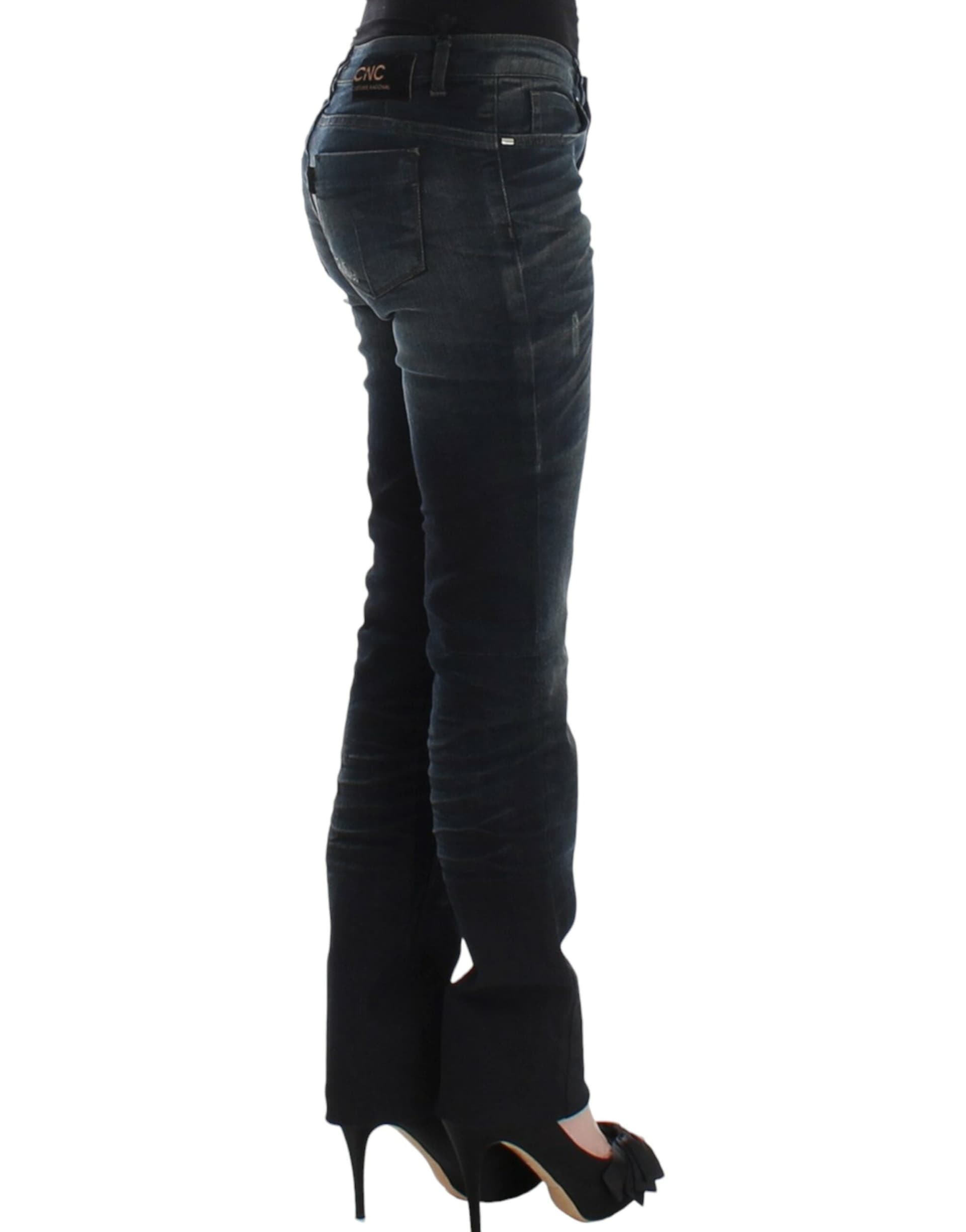 Blue skinnny leg jeans - 9
