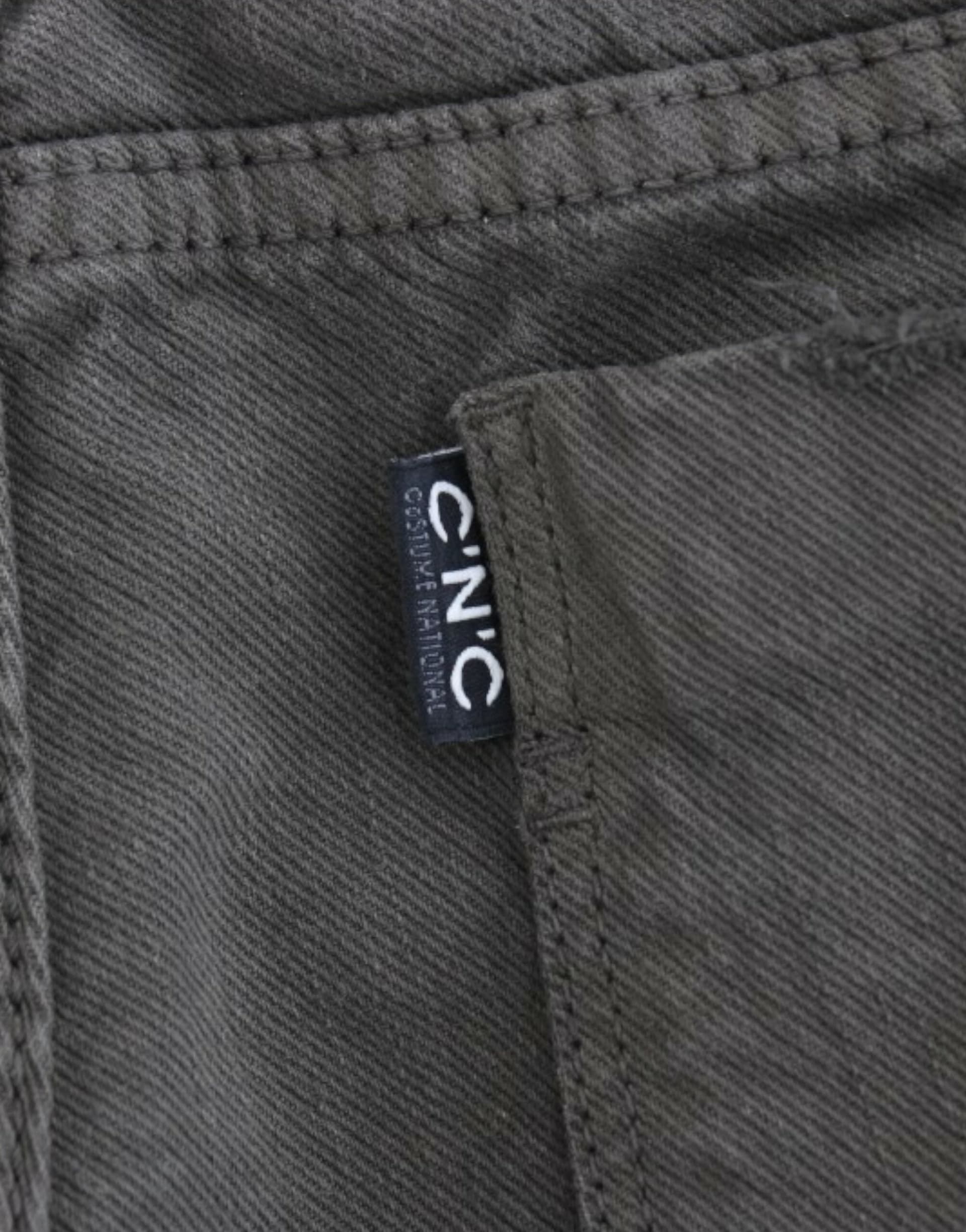 Green slim leg jeans - 2