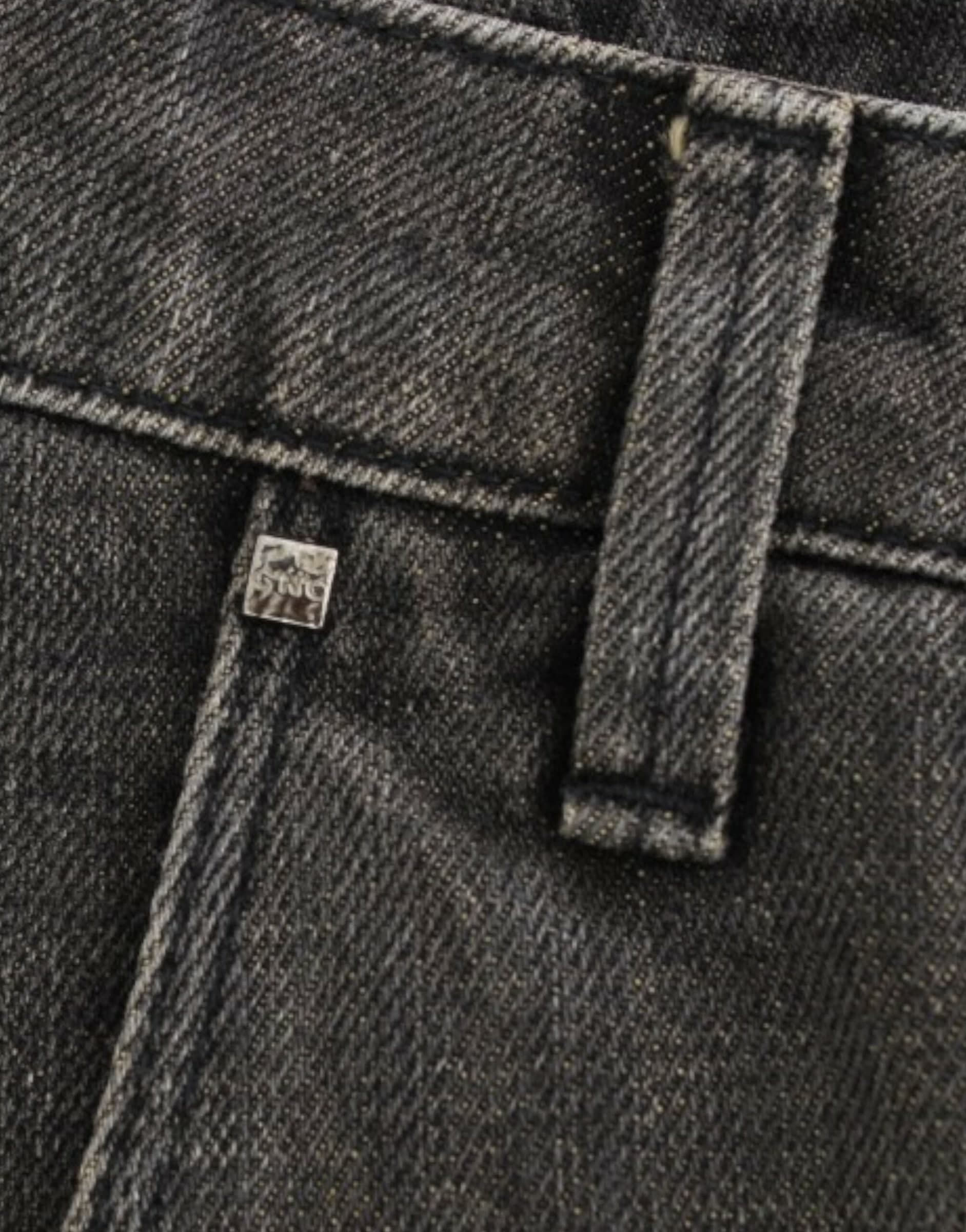 Gray distressed jeans - 4