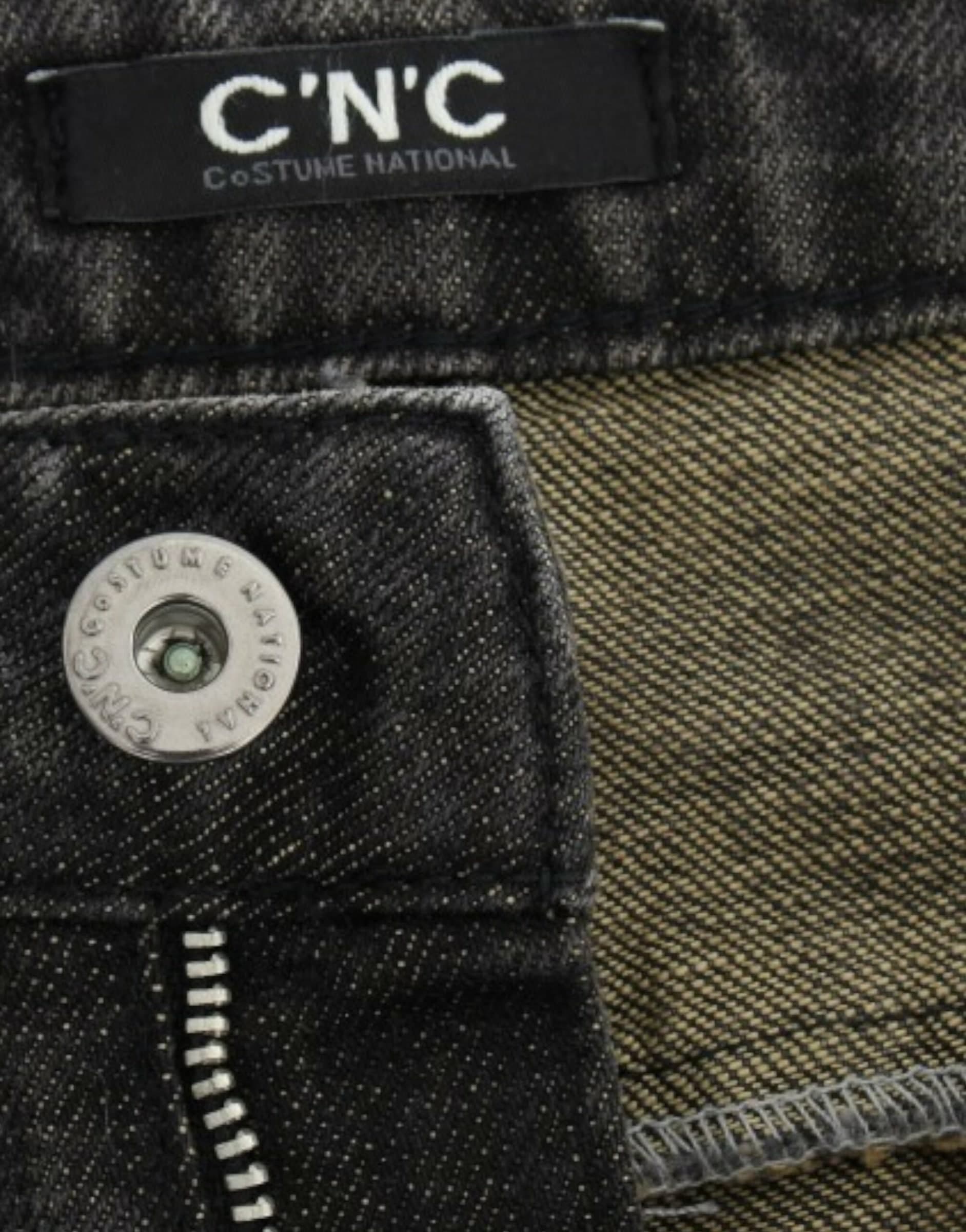 Gray distressed jeans - 5