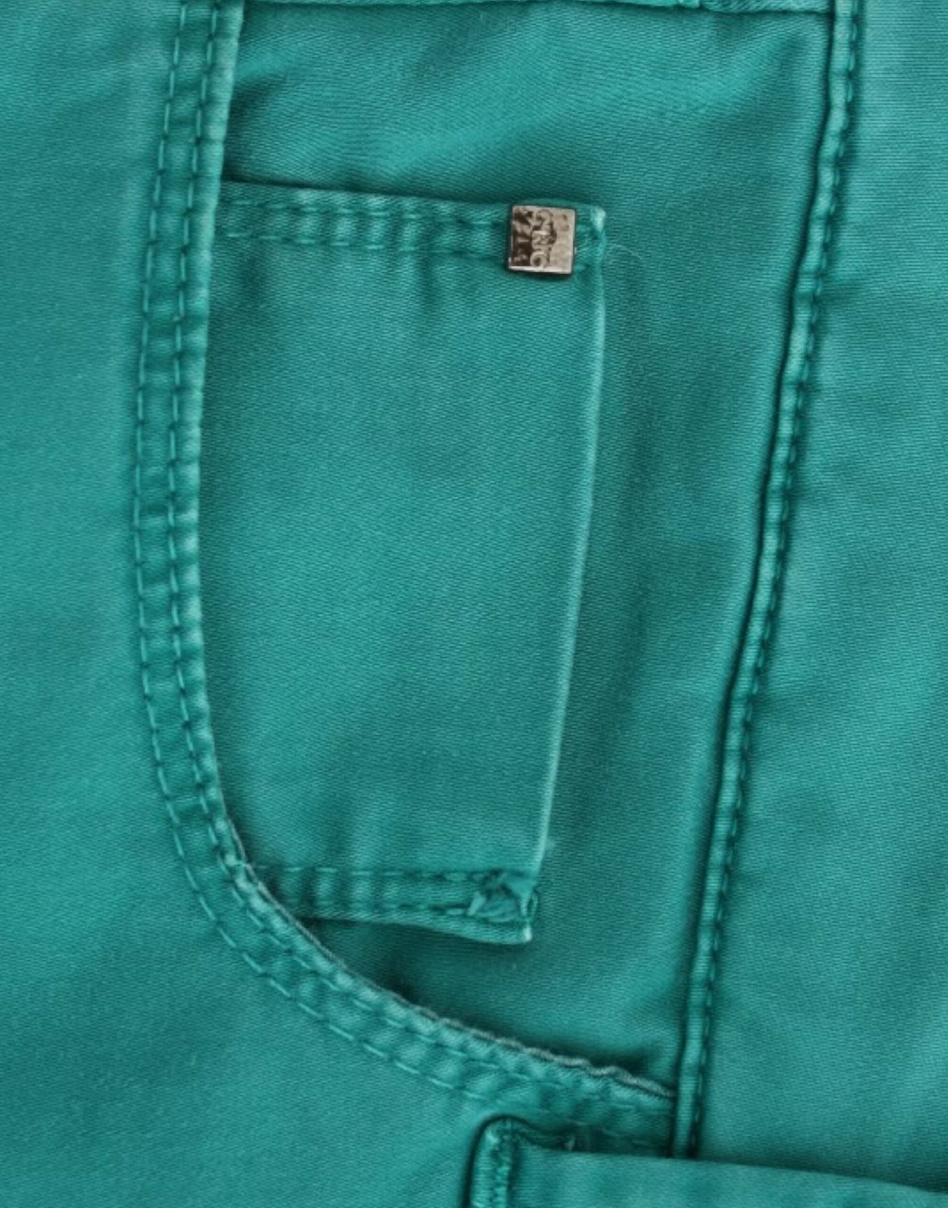 Green straight leg jeans - 4