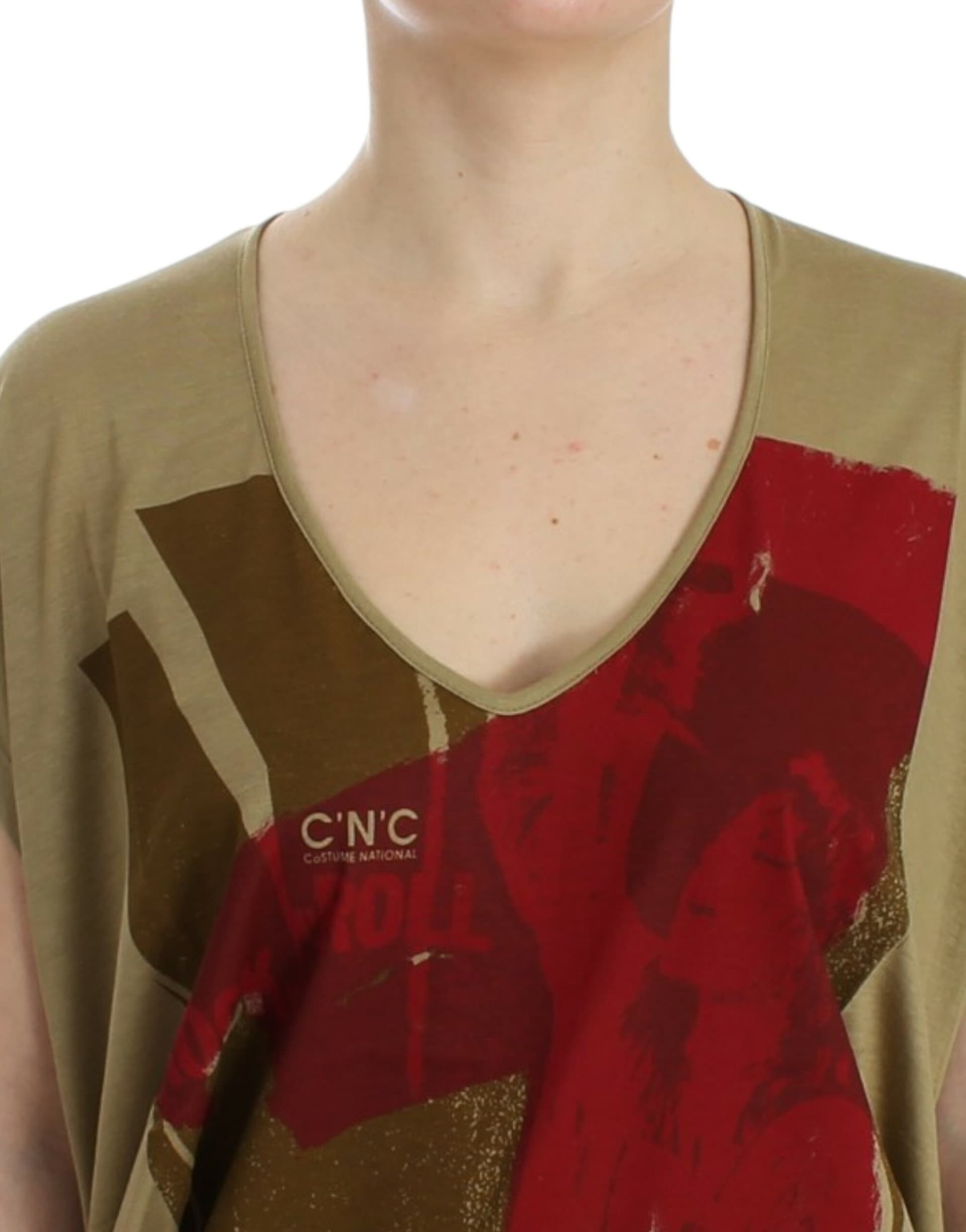 Green print shortsleeve t-shirt - 3