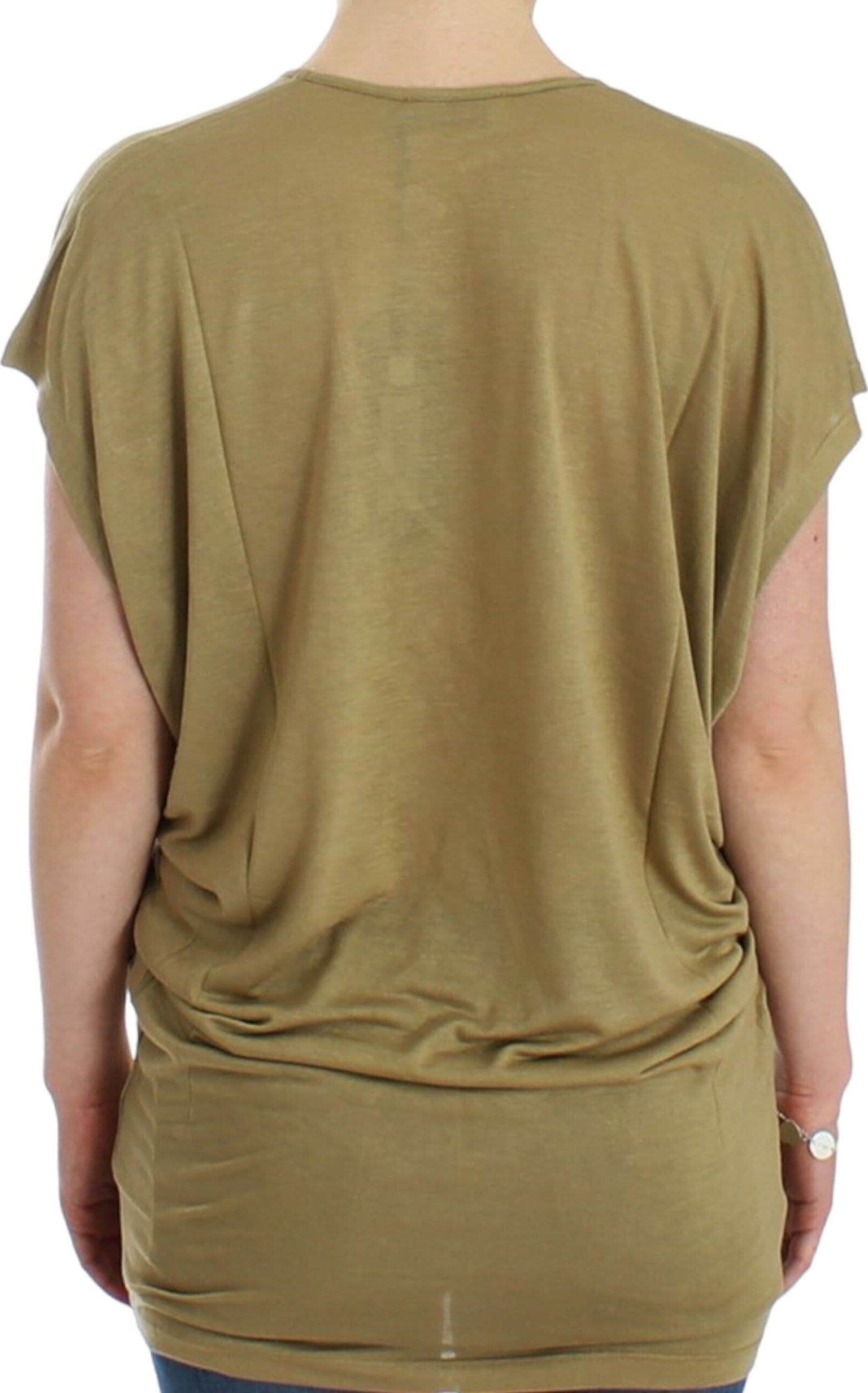 Green print shortsleeve t-shirt - 5
