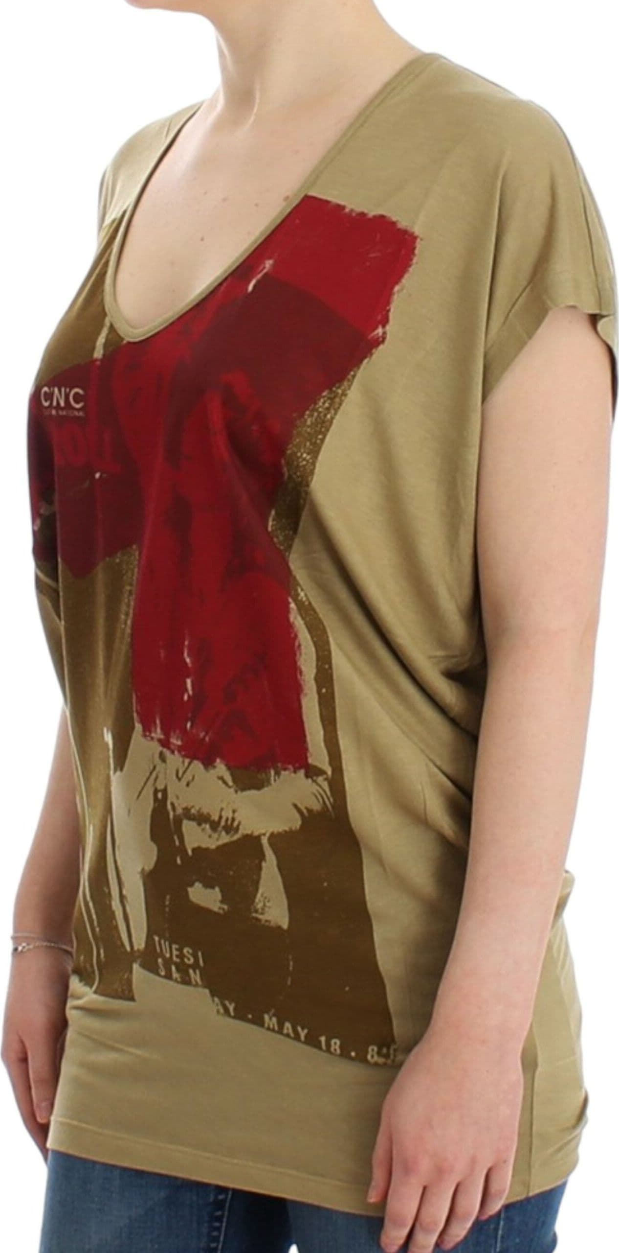Green print shortsleeve t-shirt - 6