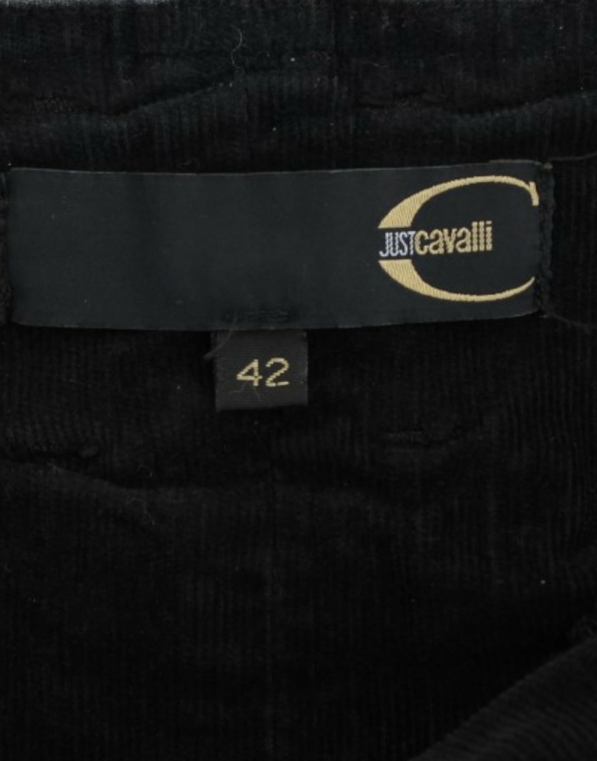 Black Corduroy Pencil Skirt - 7