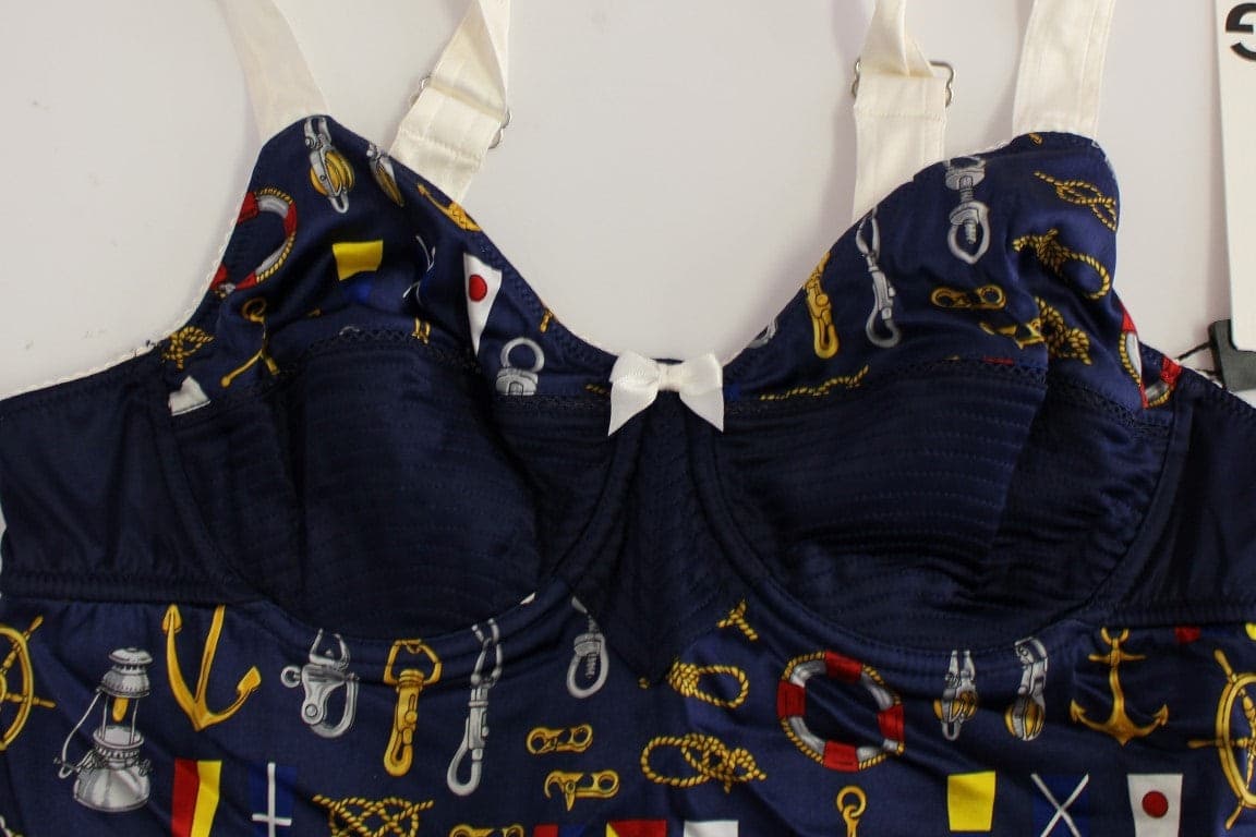 Blue Sailor Motive Tank Top - 6