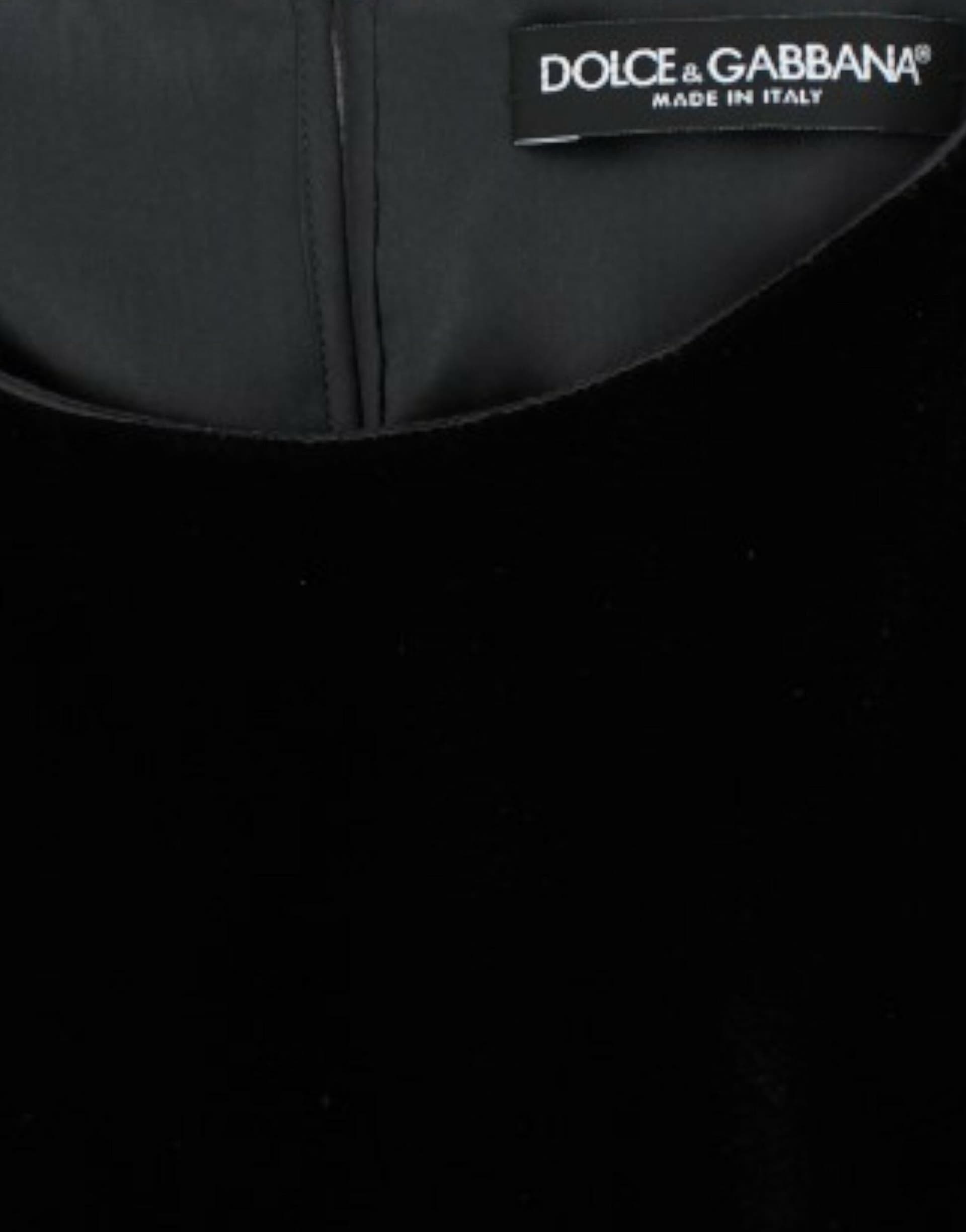 Black velvet shortsleeved blouse - 6