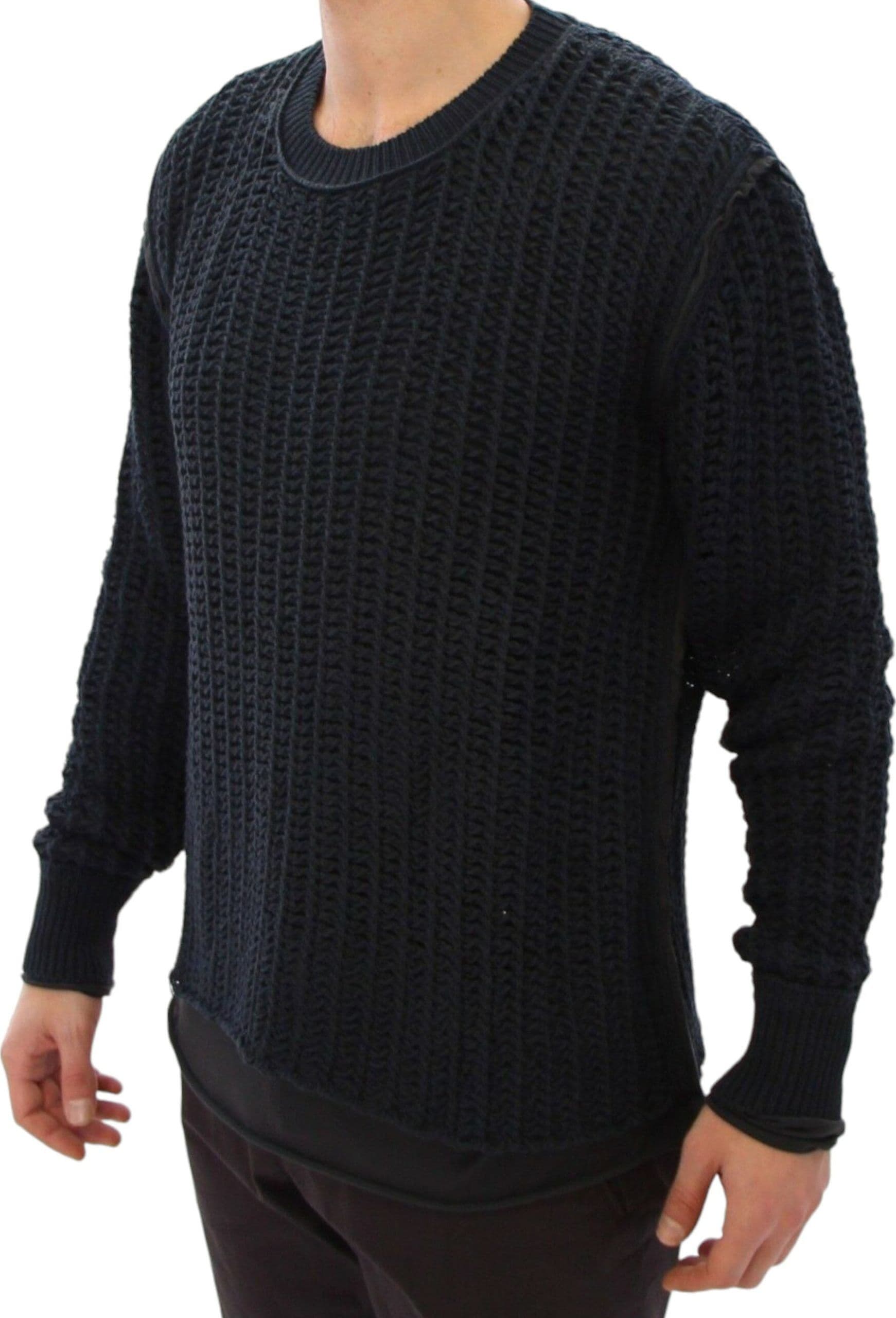 Blue Runway Netz Pullover Netted Sweater - 2