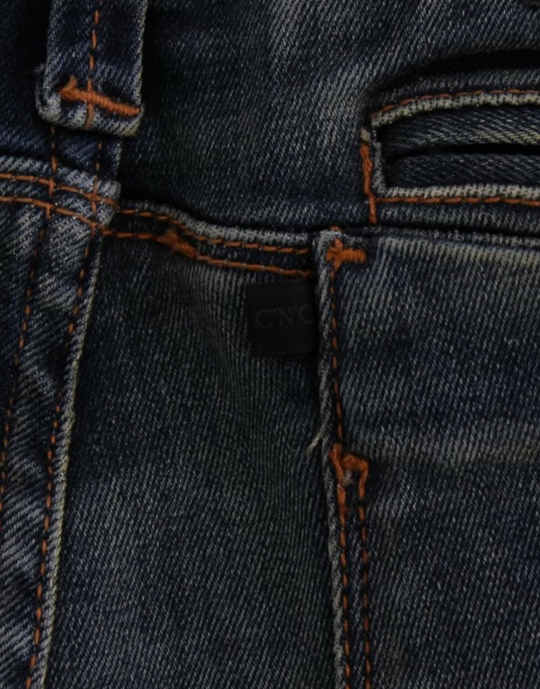 Blue straight leg jeans - 4