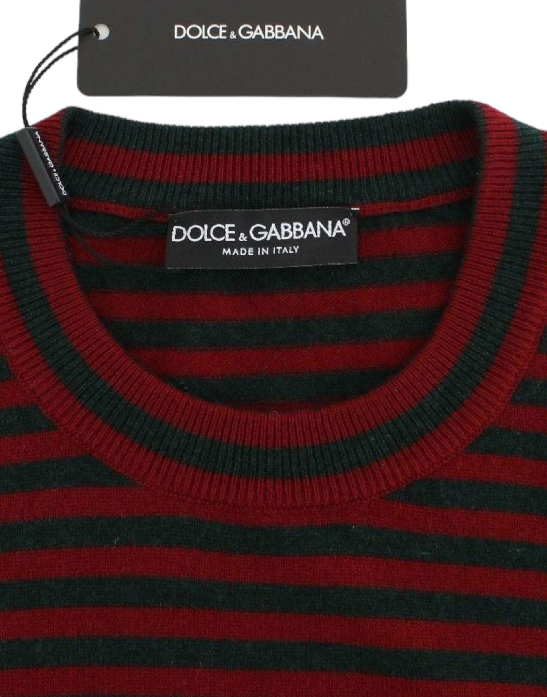 Red Gray Cashmere Short Sleeve Sweater - 6